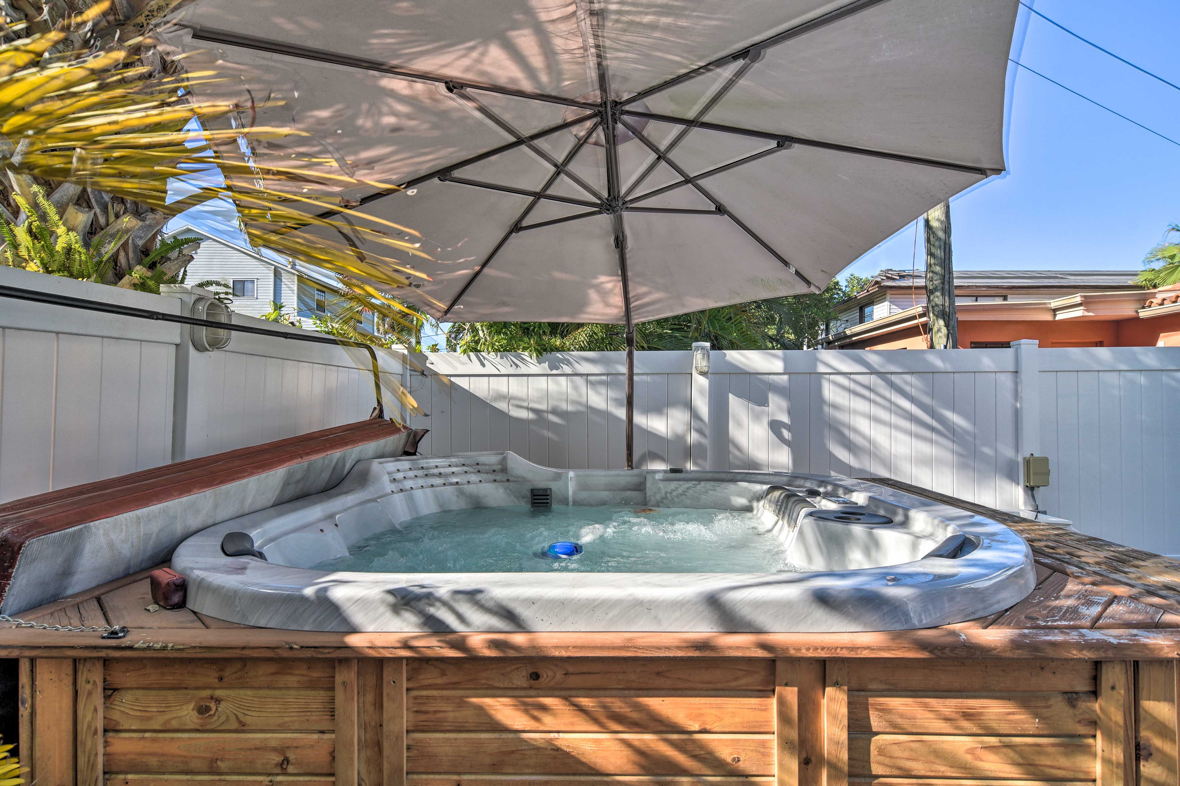 Shared Hot Tub