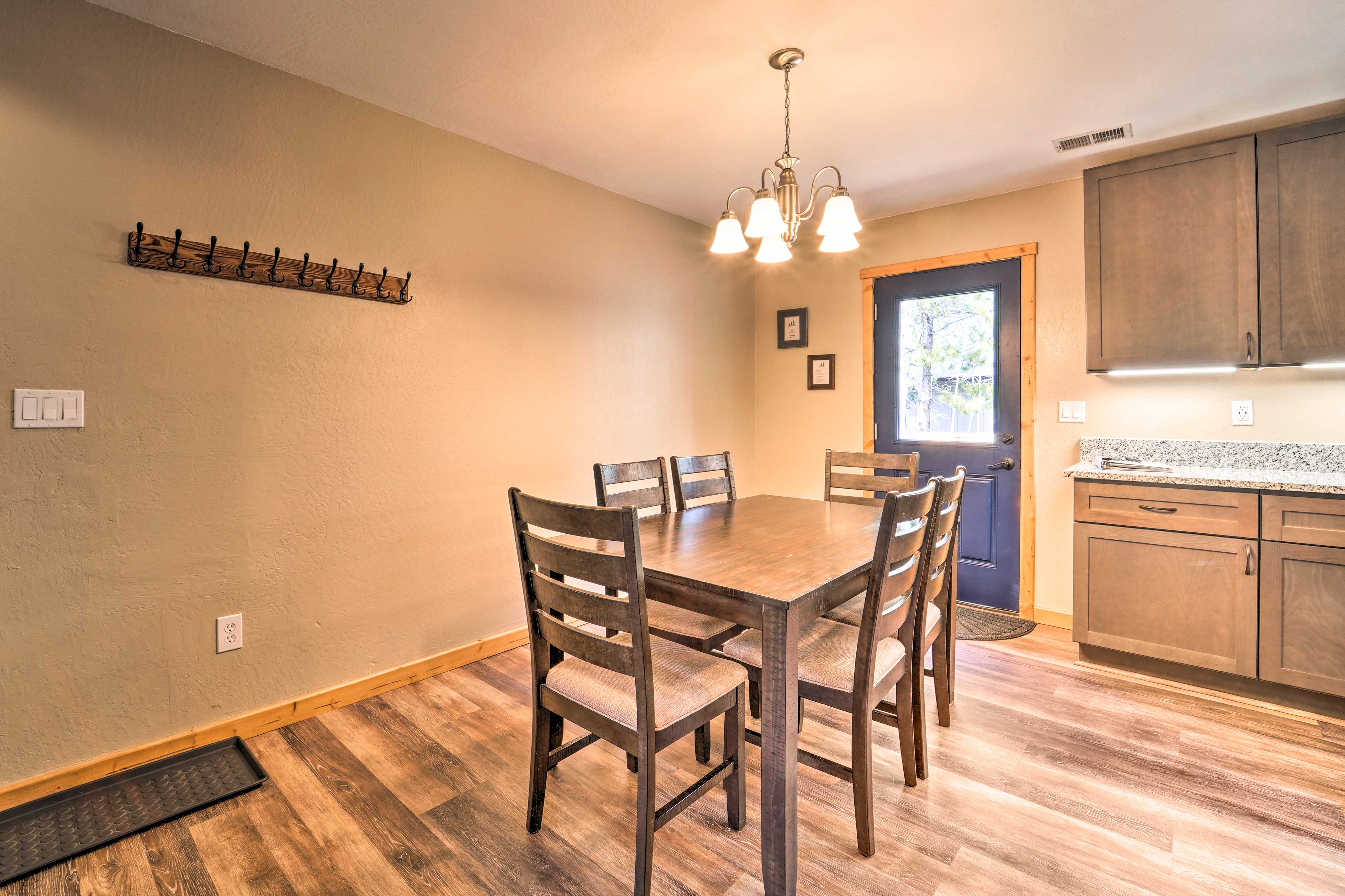 Dining Area | Deck Access | Dishware & Flatware