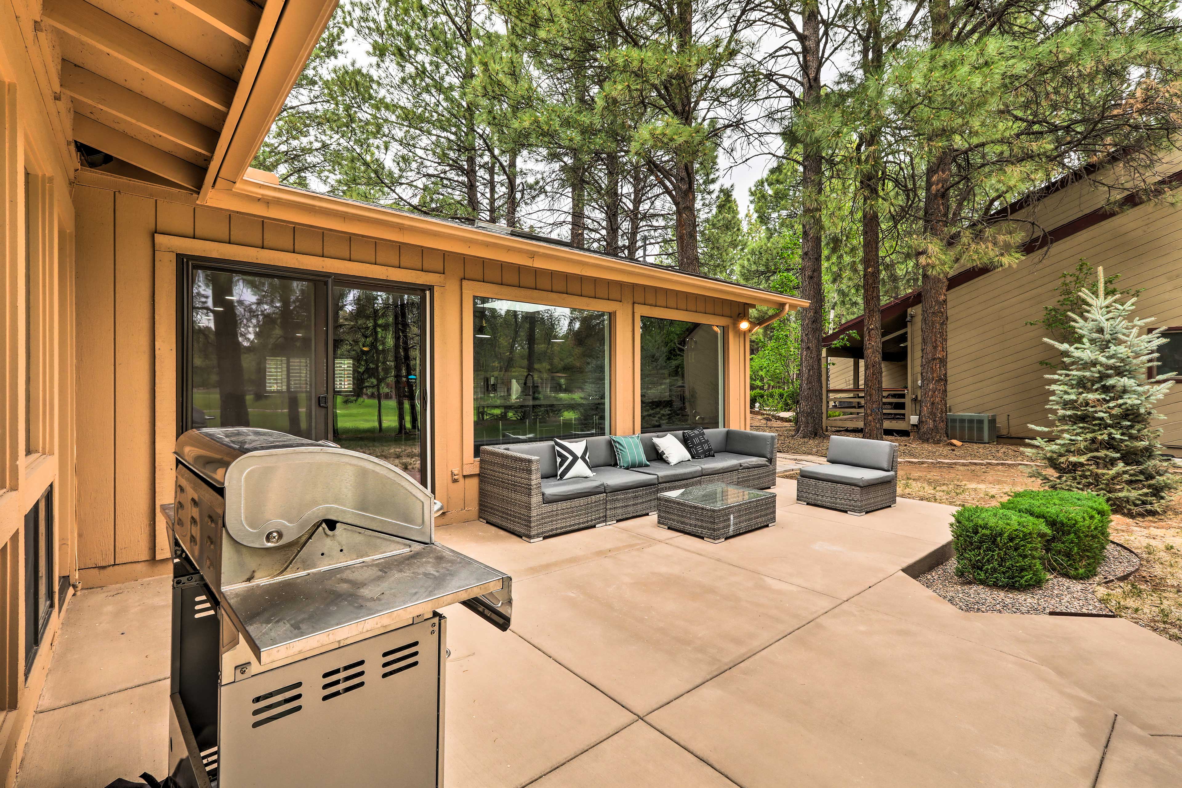 Back Patio | Gas Grill | Access via Kitchen