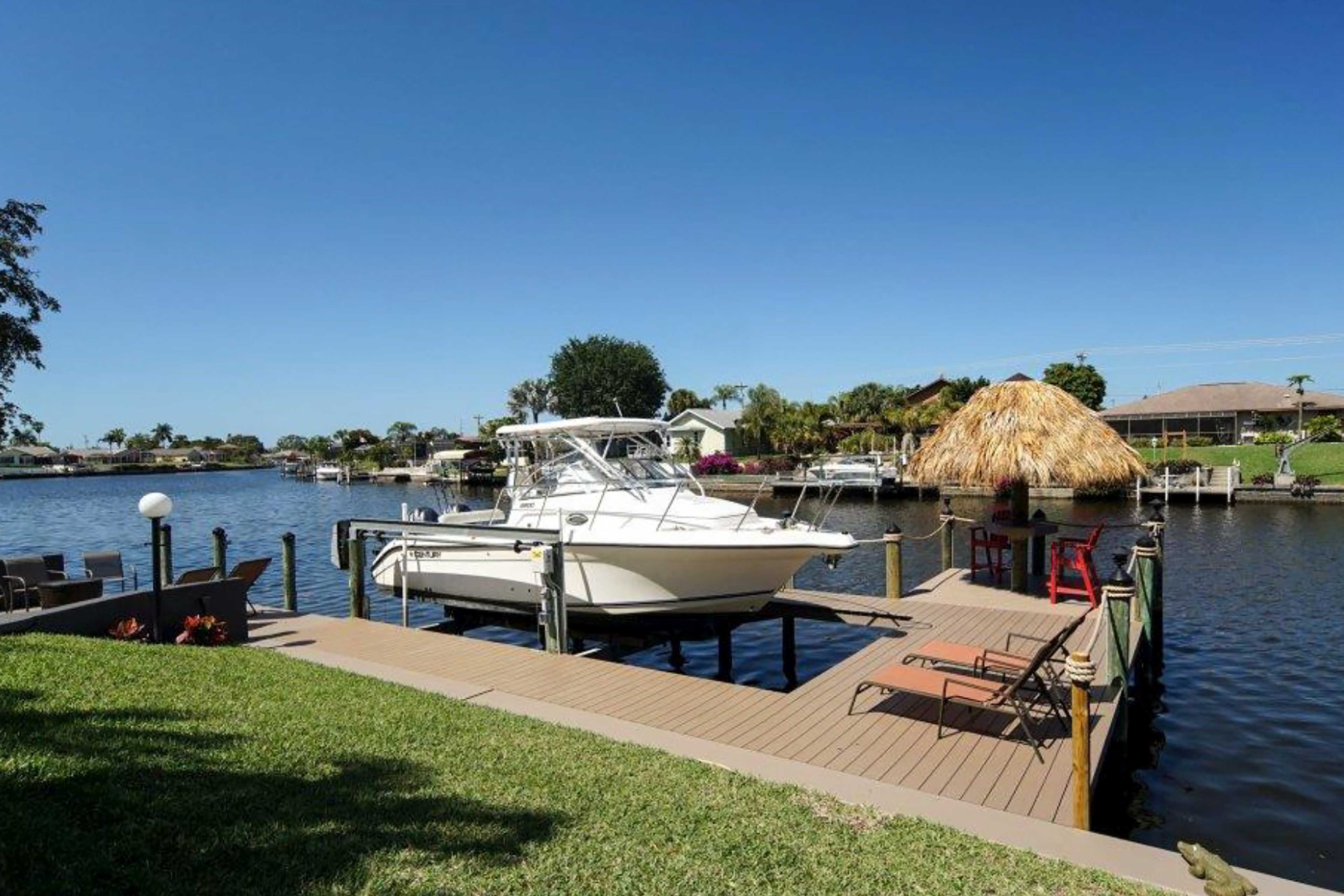 Private Boat Dock (boat not for guest use)