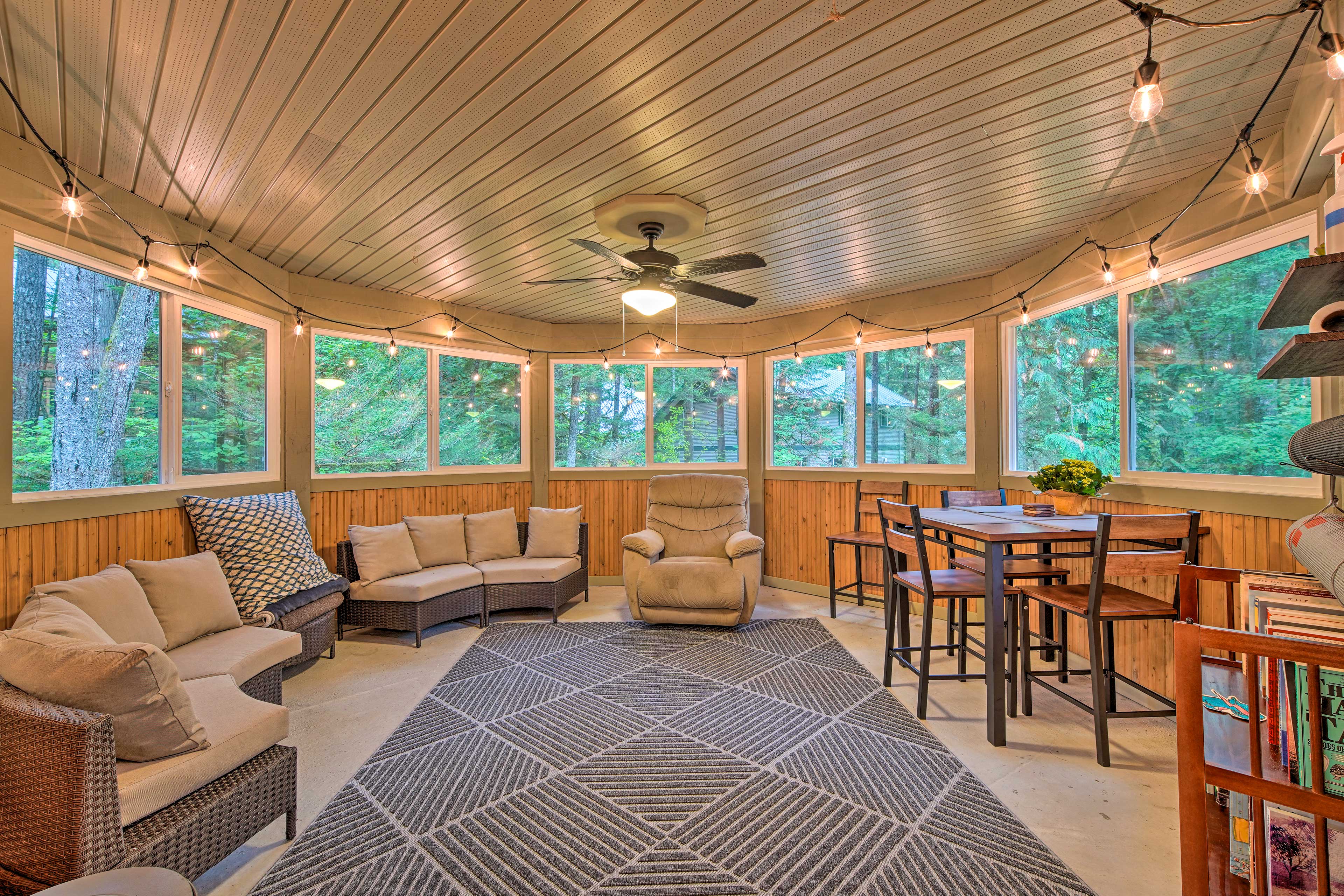 Sunroom | 1,880 Sq Ft Cabin