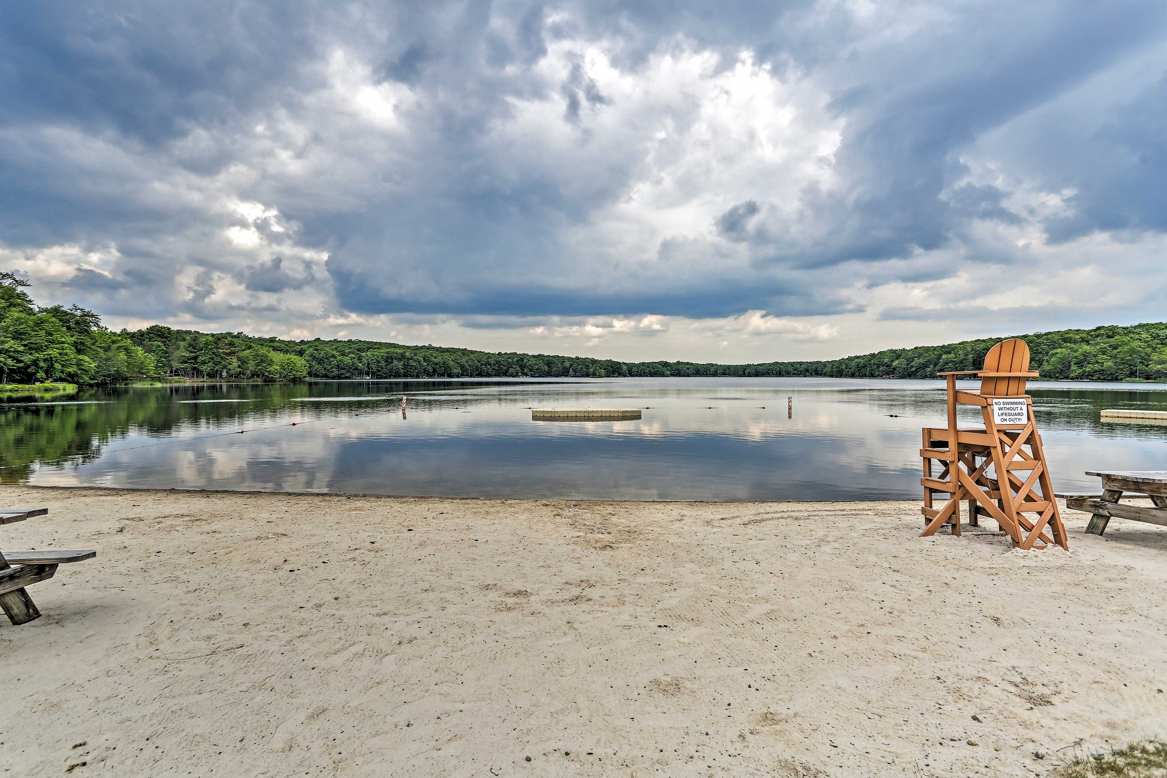 Big Bass Lake Community | Additional Fee Required | Beach Access