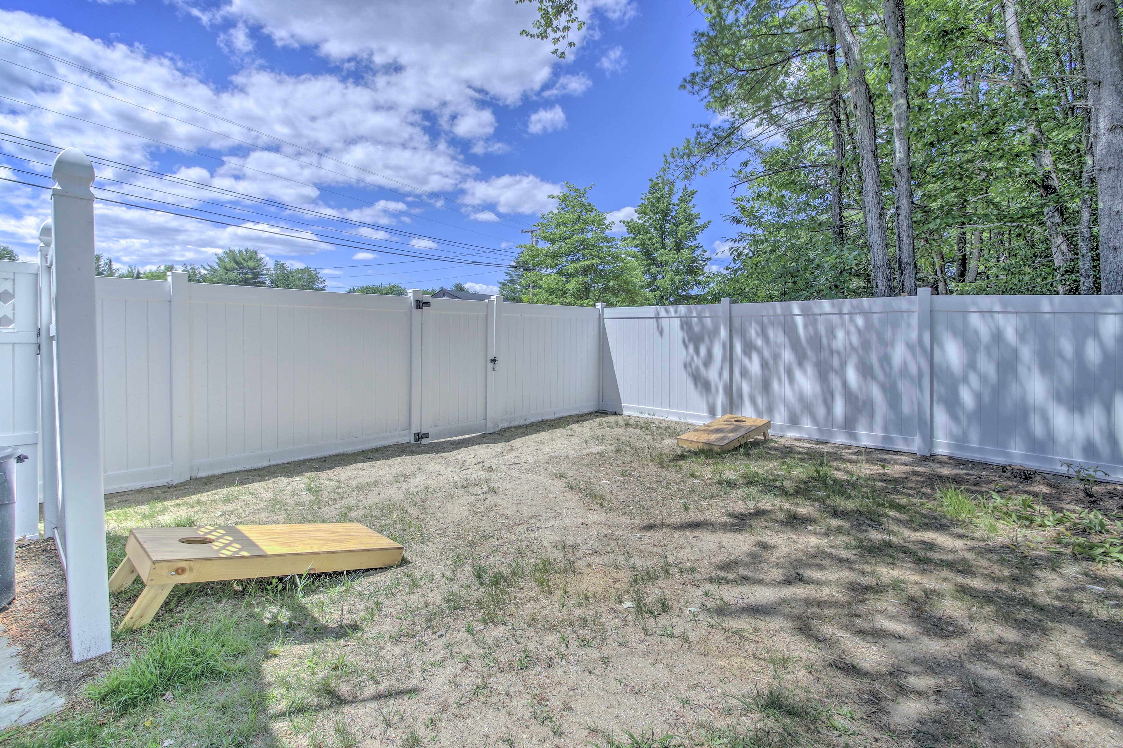 Backyard | Fenced | Corn Hole