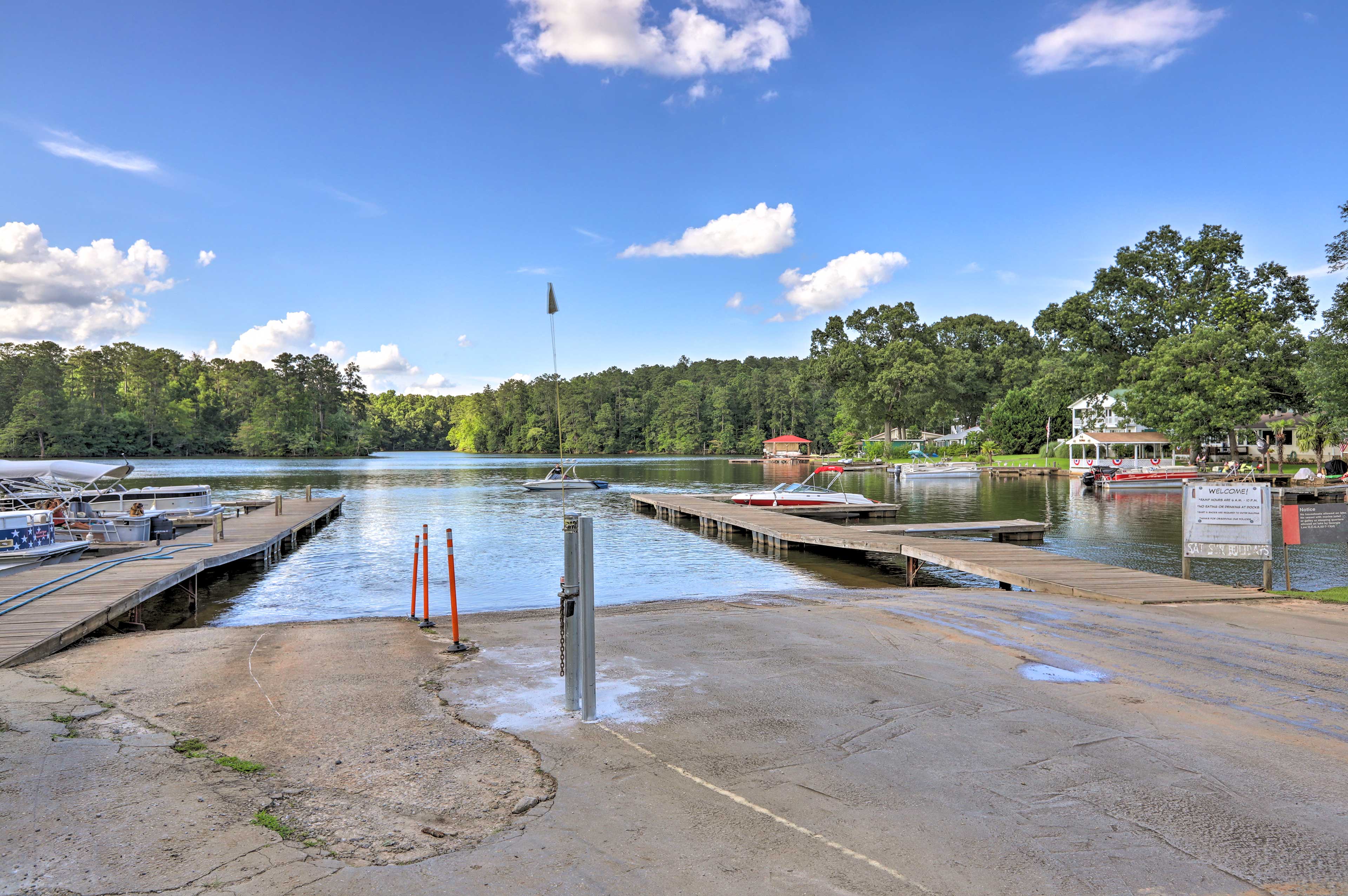 Public Boat Ramp (0.2 Miles Away)