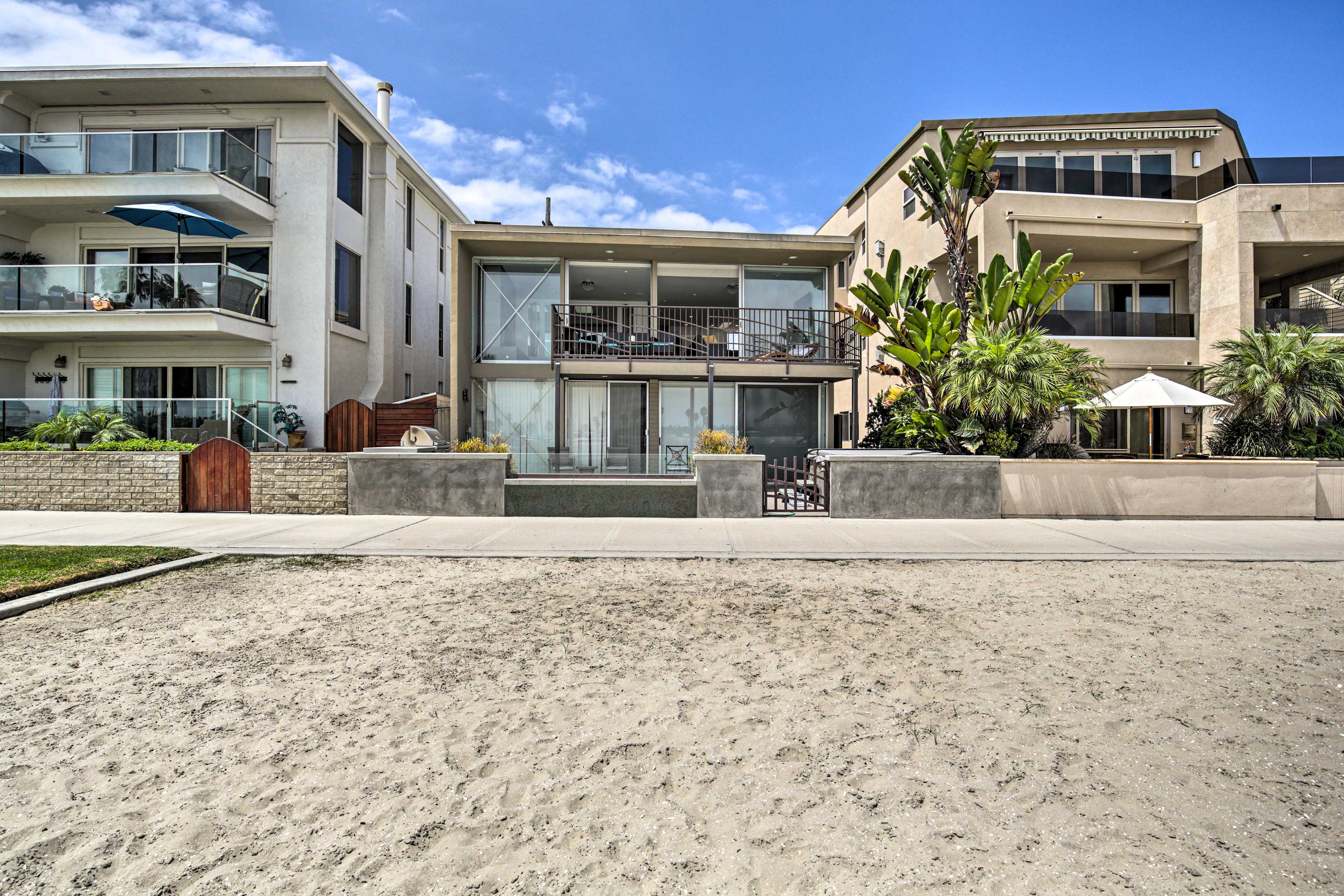 Townhome Exterior | Located Directly on Bayside Boardwalk