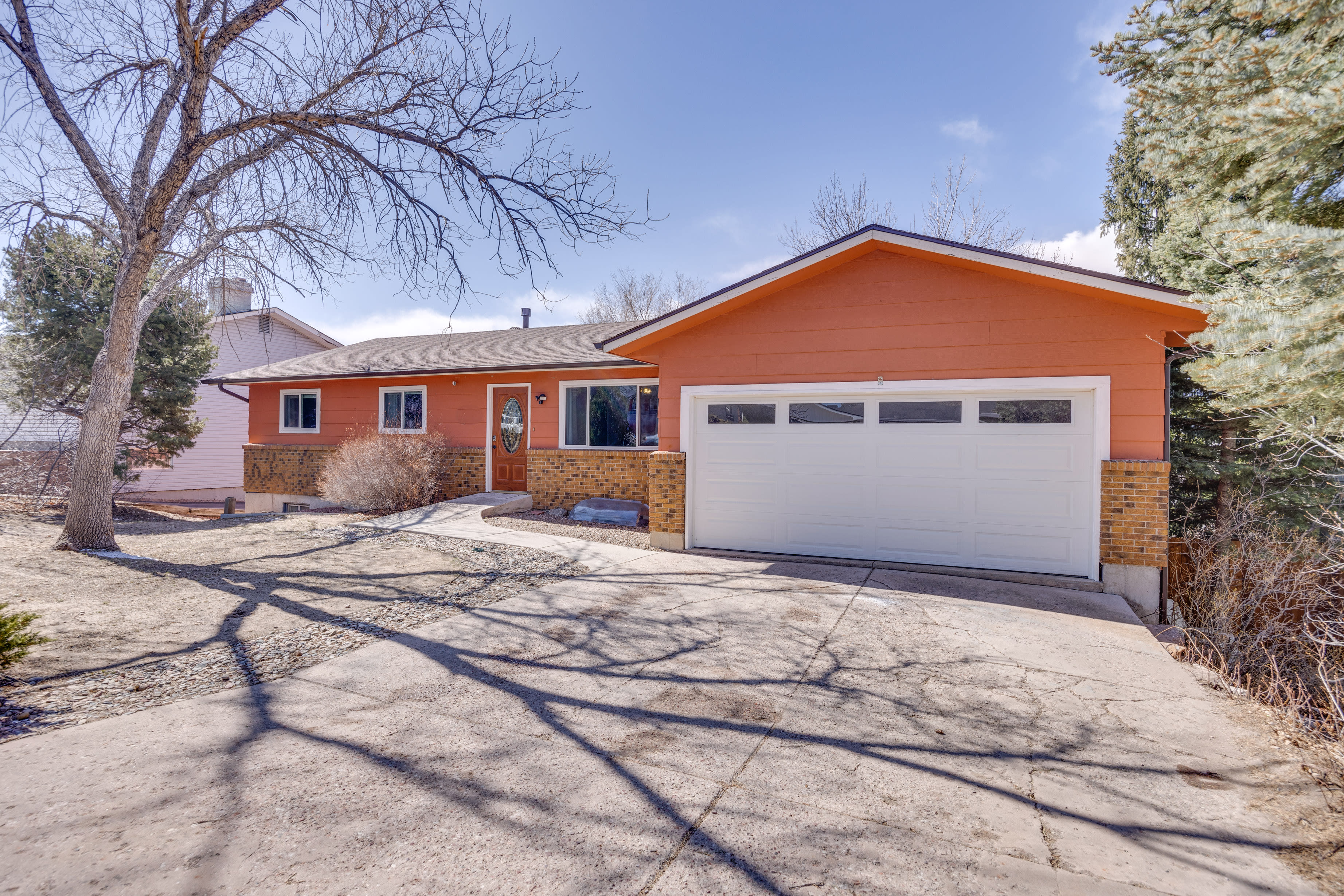 Property Exterior | Off-Street Parking | 4 Mi to Downtown Colorado Springs