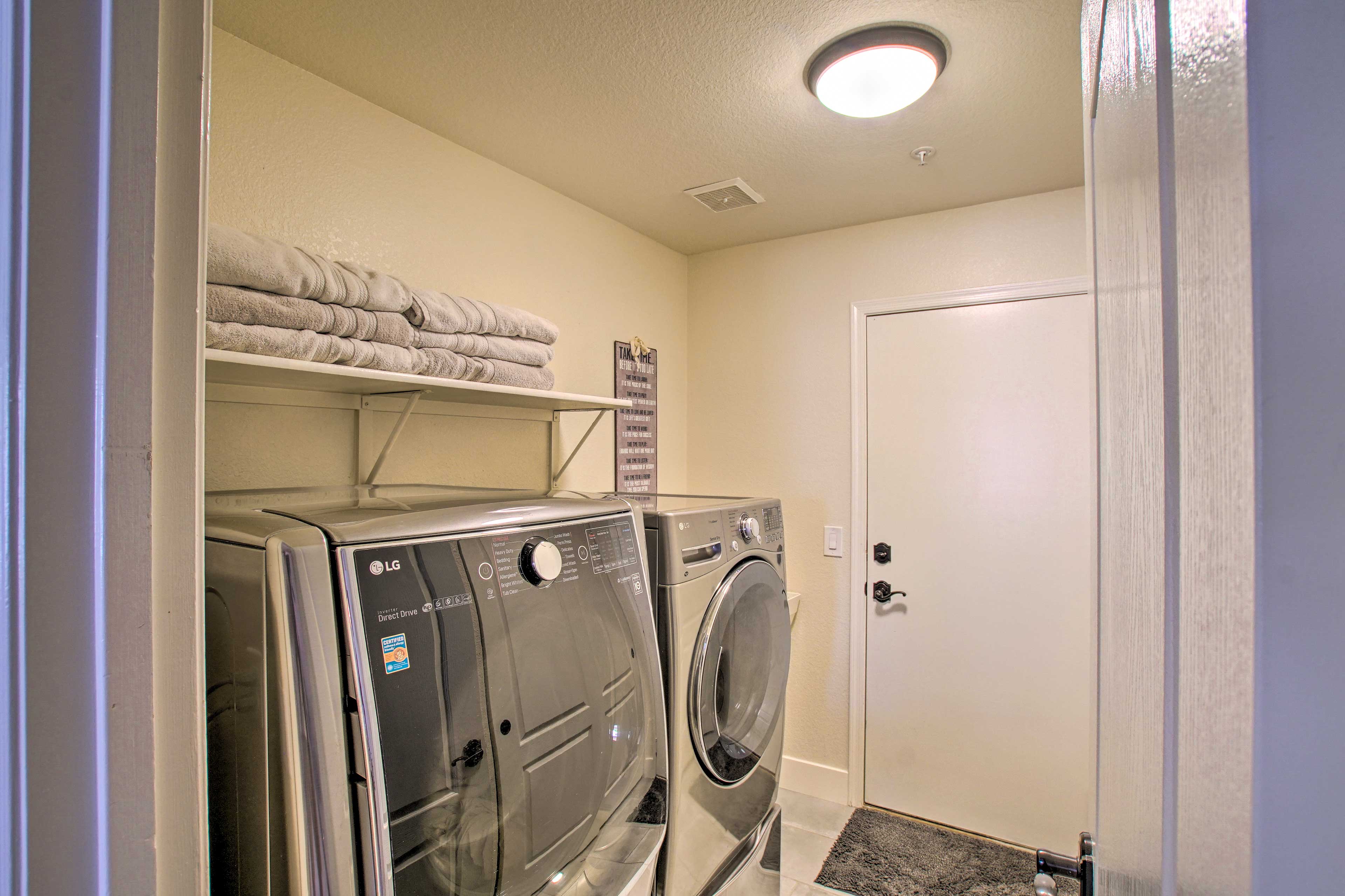 Laundry Room | Detergent Provided