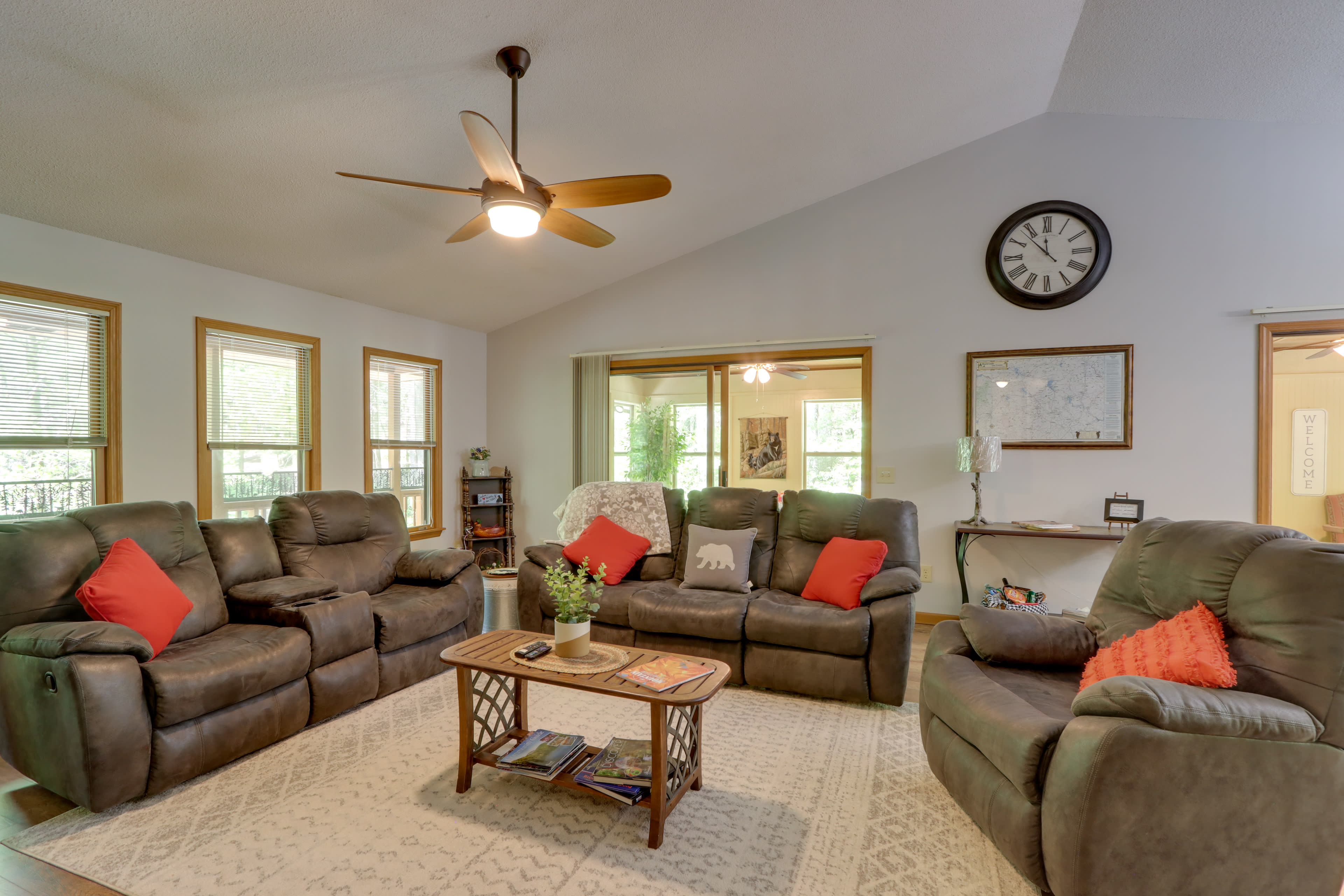 Living Room | Central A/C | Ceiling Fans | Books | Board Games