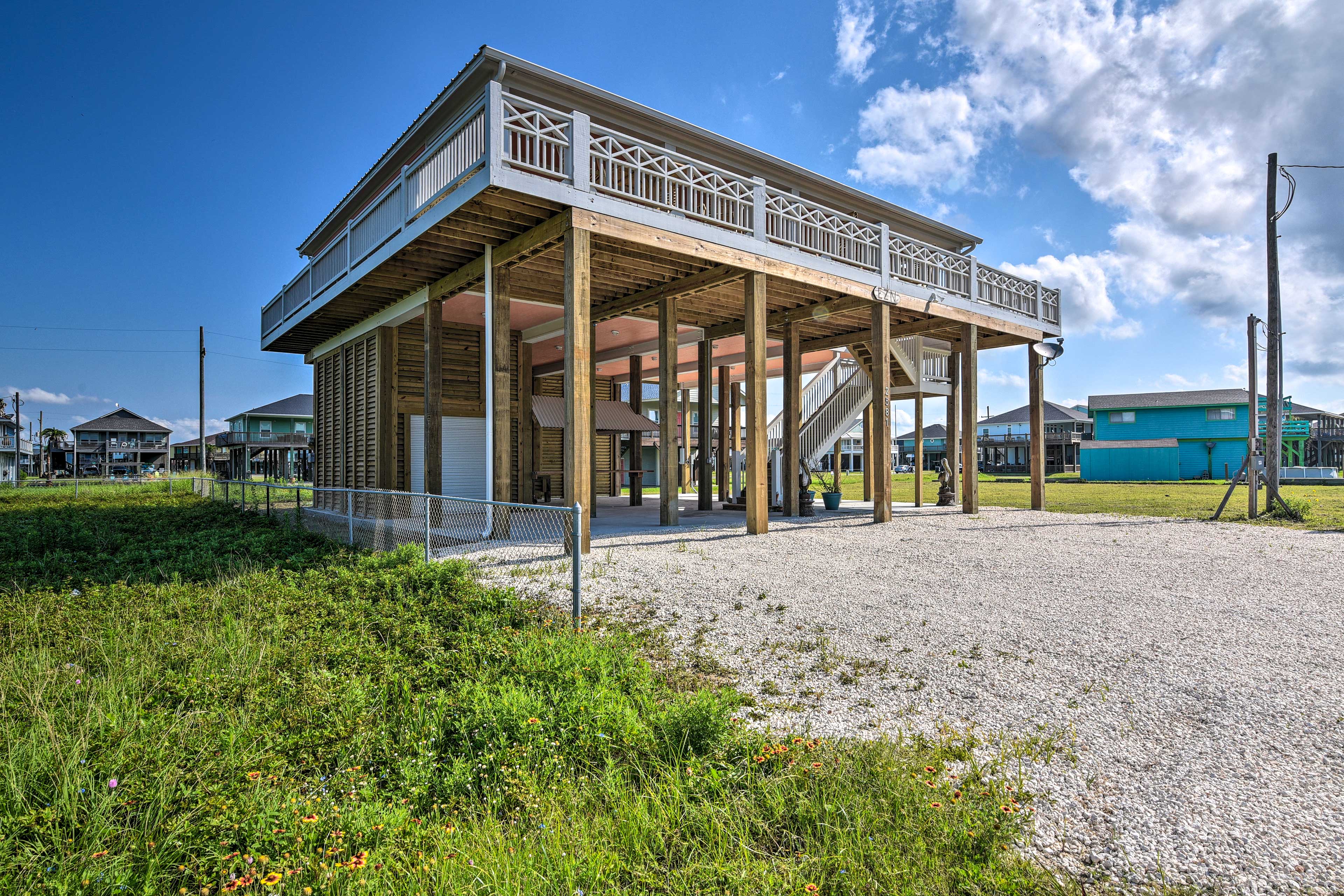 Exterior | Stairs Required For Full Indoor & Outdoor Access