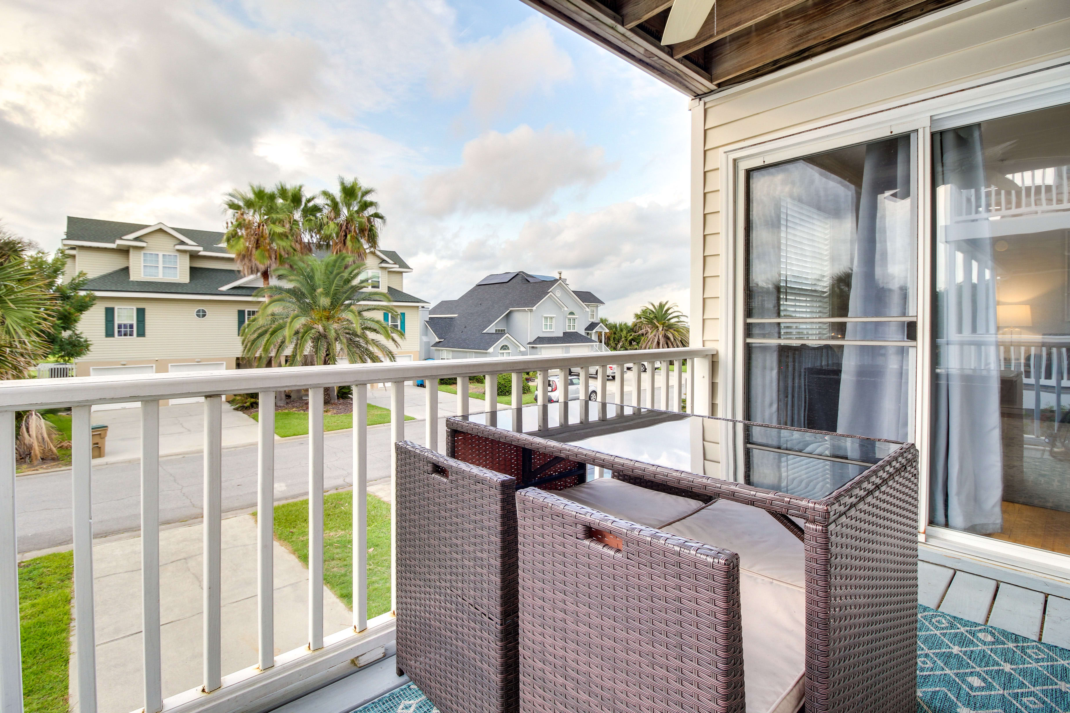 Lower Balcony | Dining Set | Located Off the Dining Room & Living Room