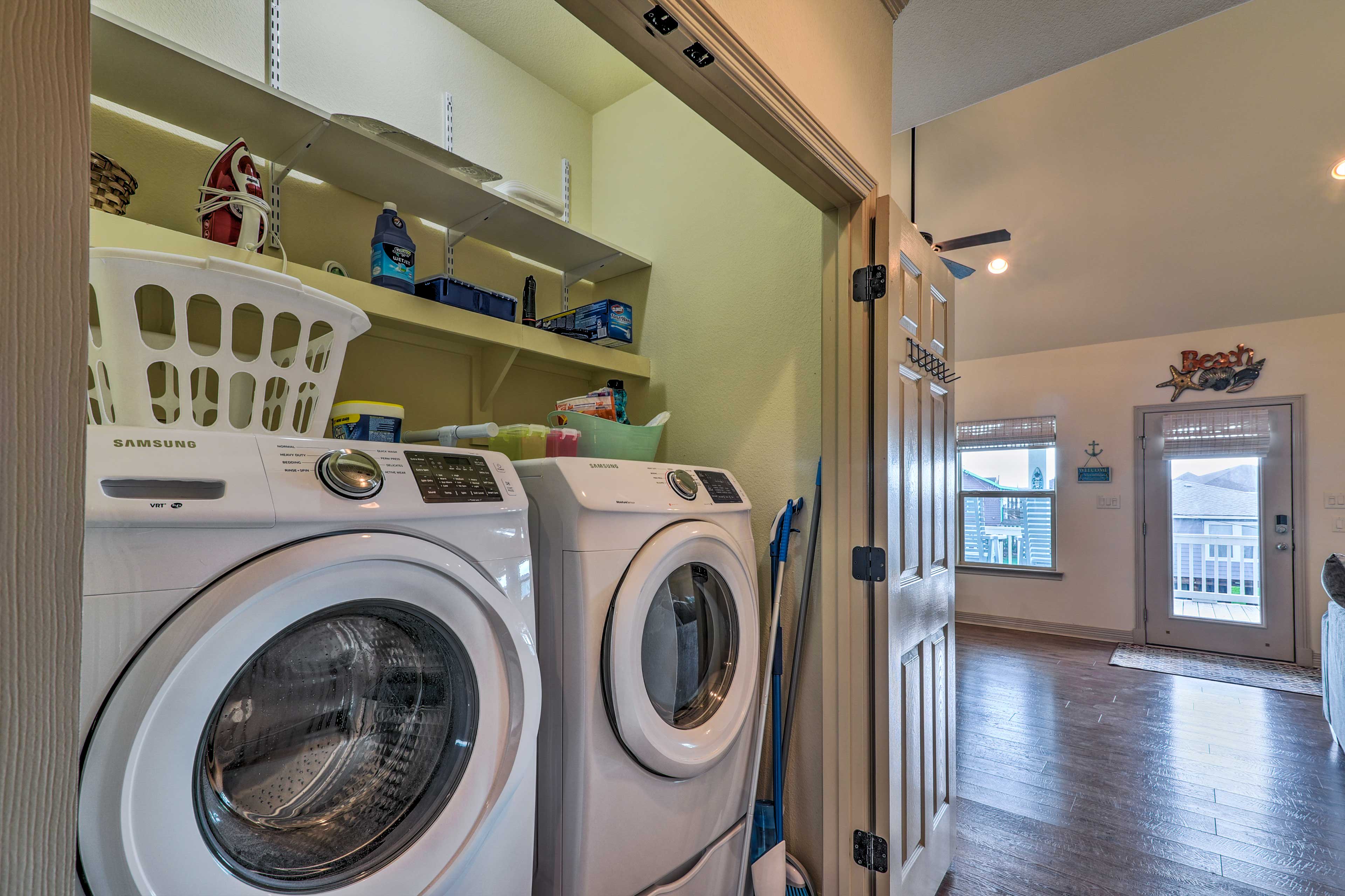Hallway Laundry Room | Washer/Dryer