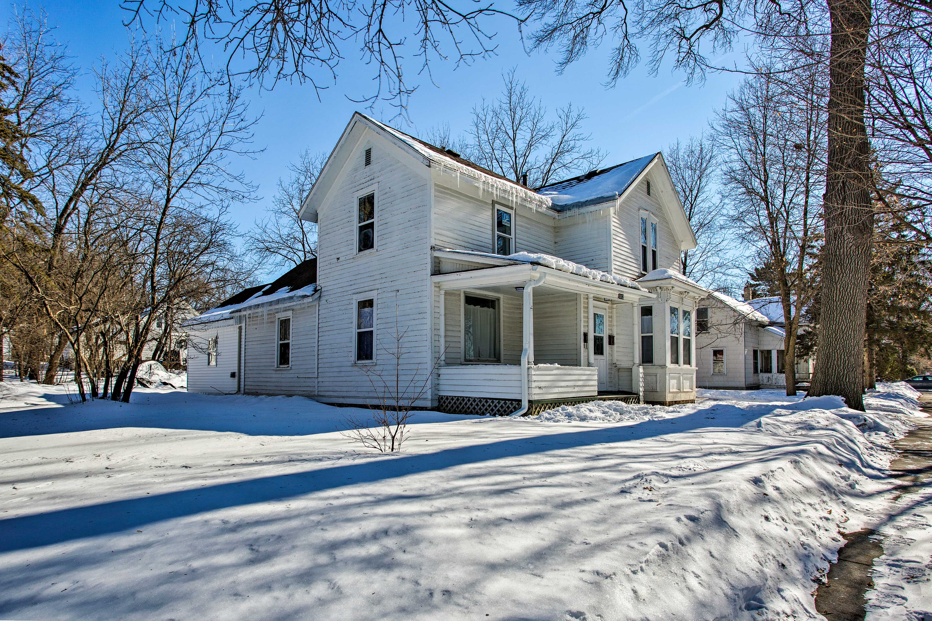 Home Exterior in Winter