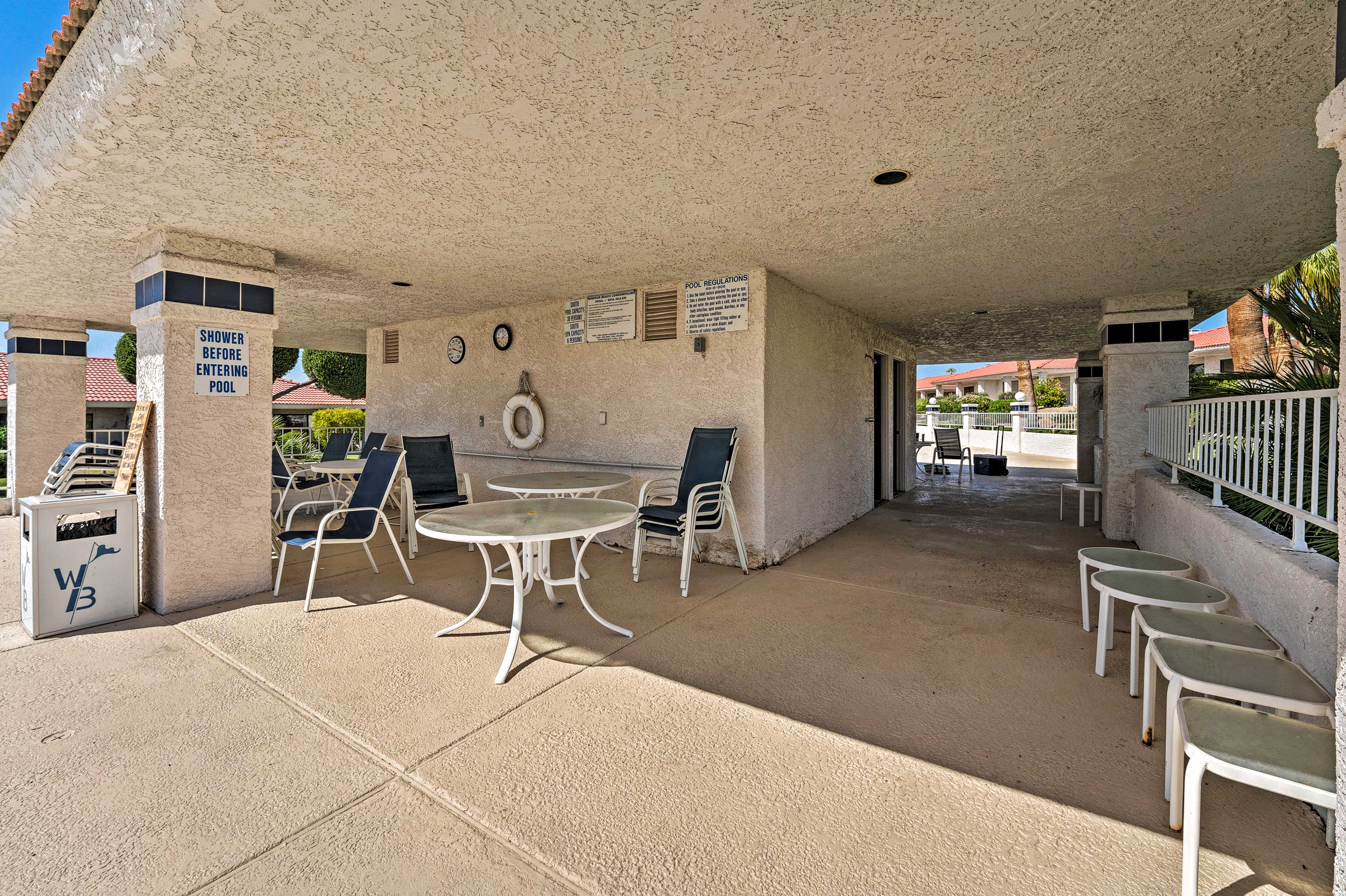 Community Pool & Hot Tub Area