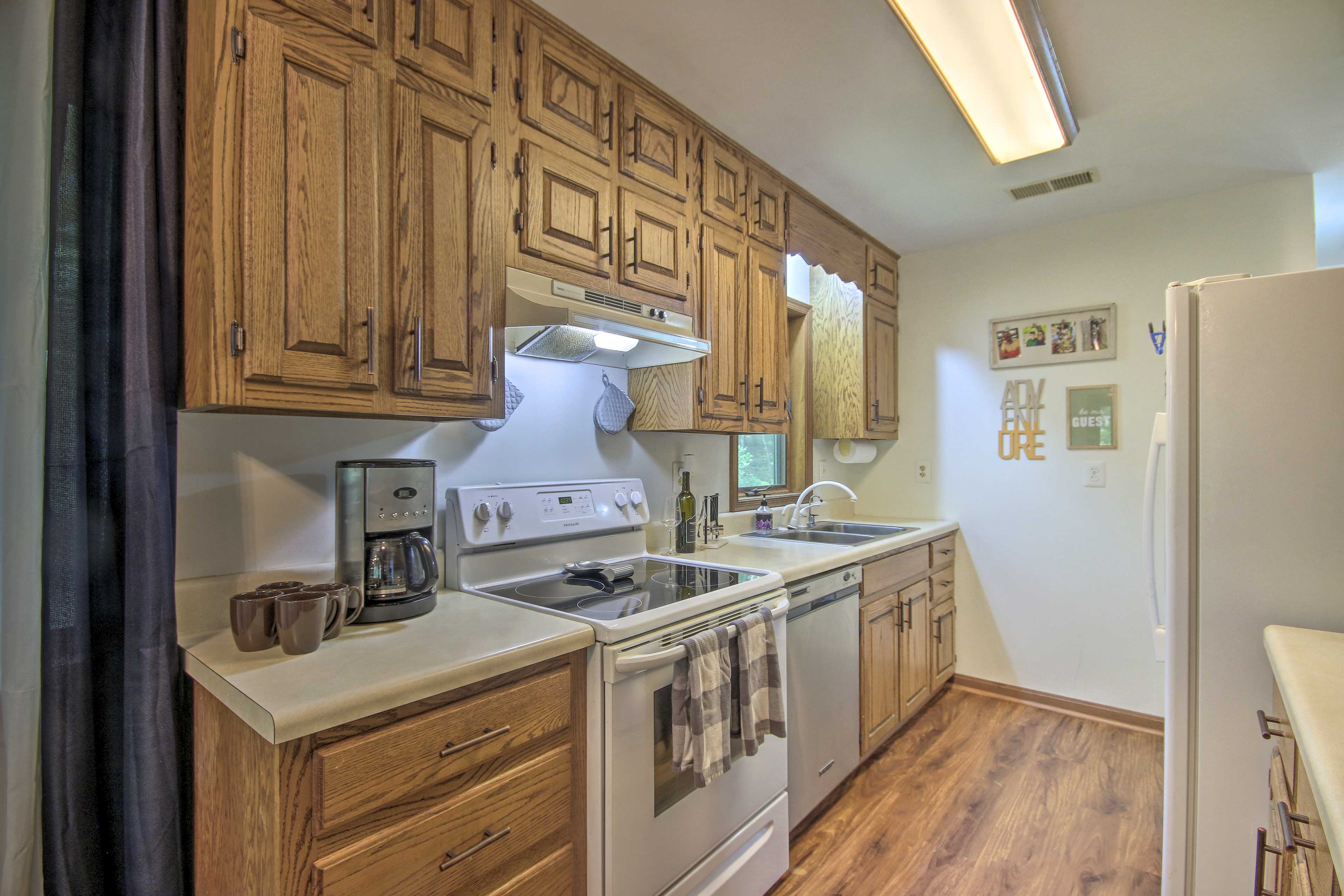 Kitchen | Main Floor | Fully Equipped | Cooking Basics & Spices