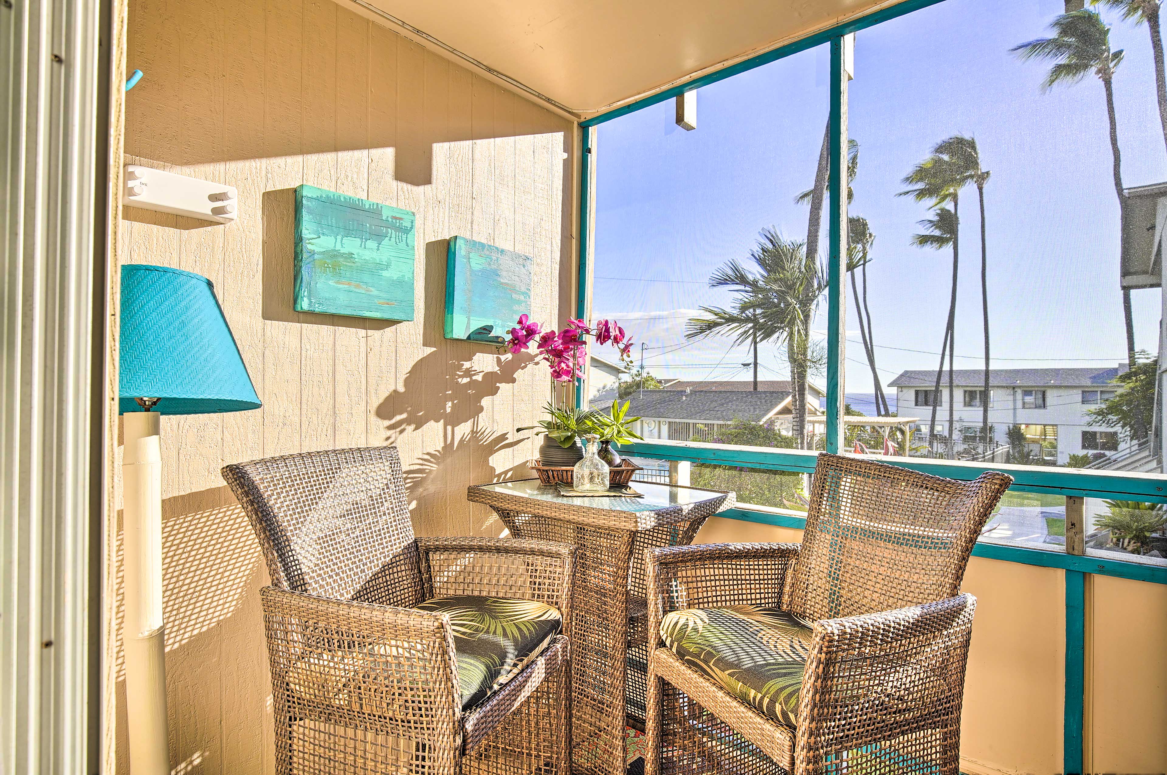 Screened-In Lanai | Peek-A-Boo Views | Single-Story Unit