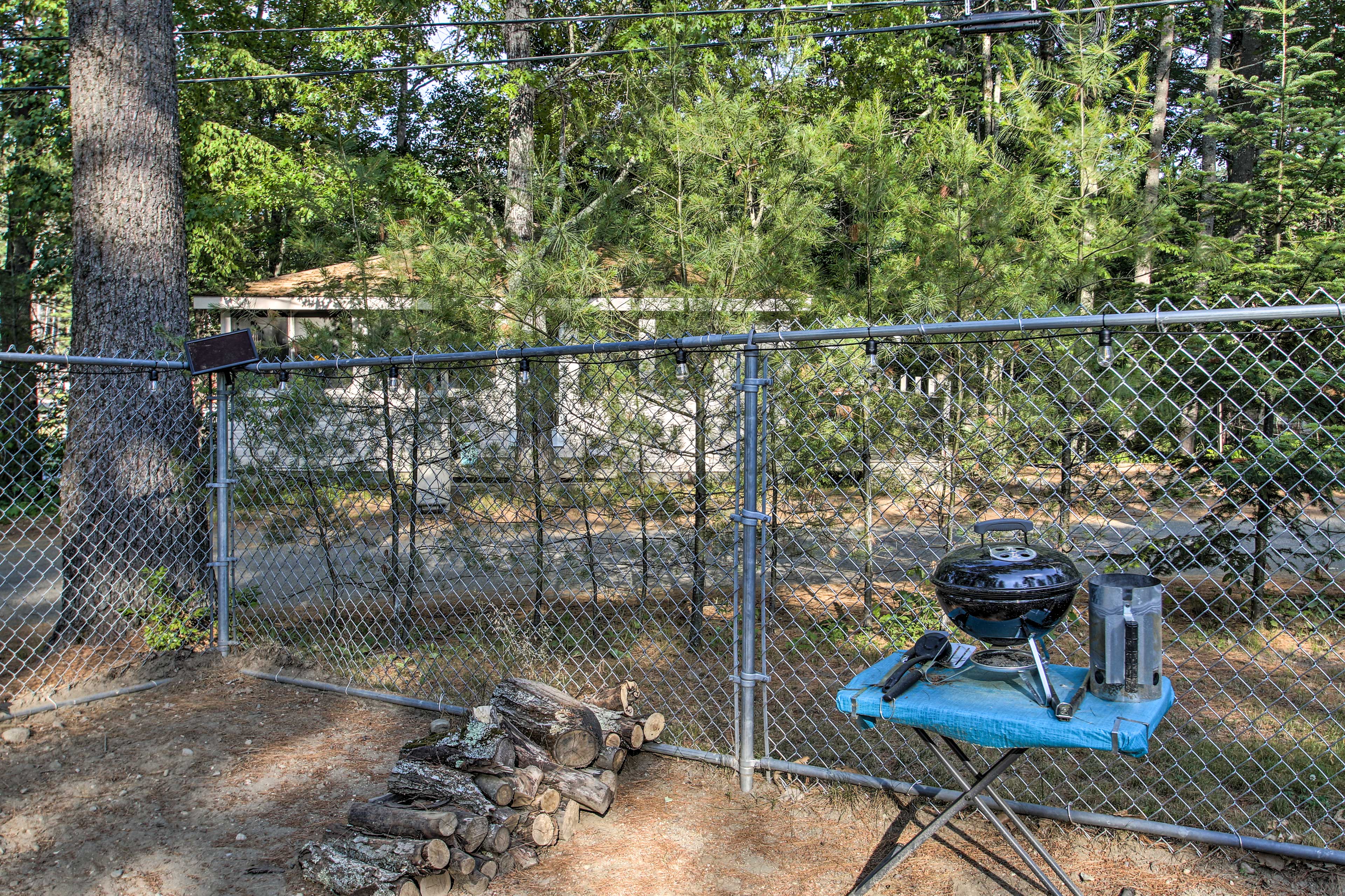 Fenced-In Yard | Charcoal Grill