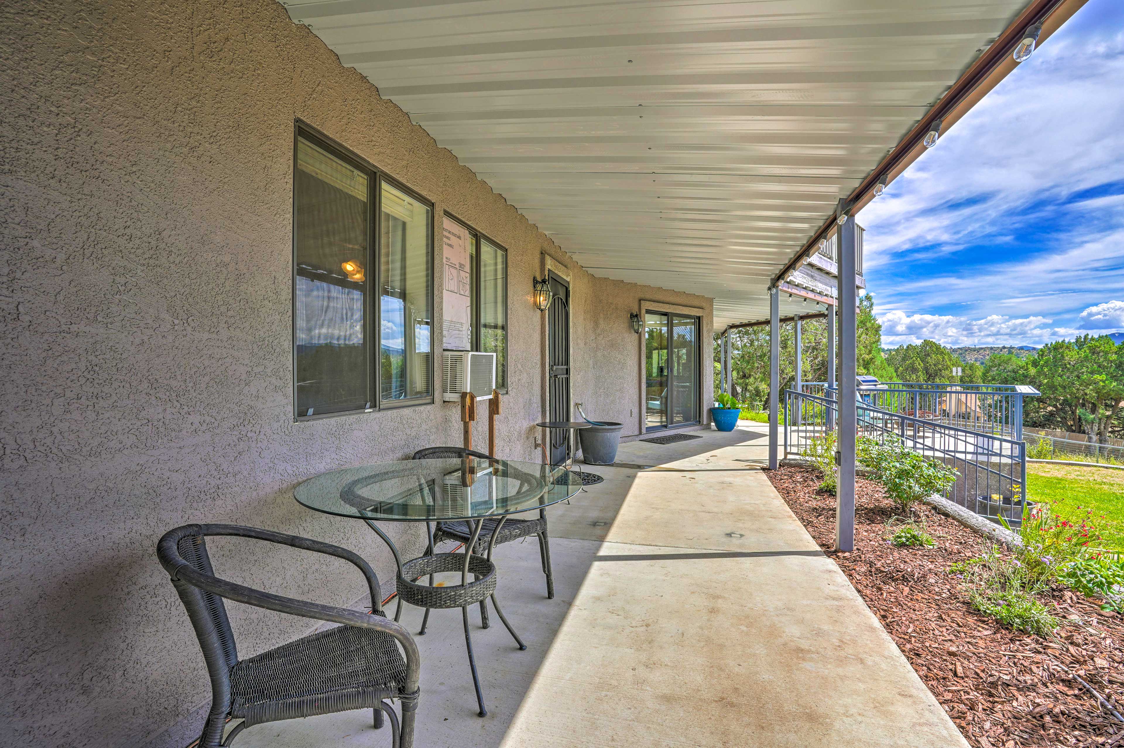 Covered Patio | Mountain Views | Gas Grill