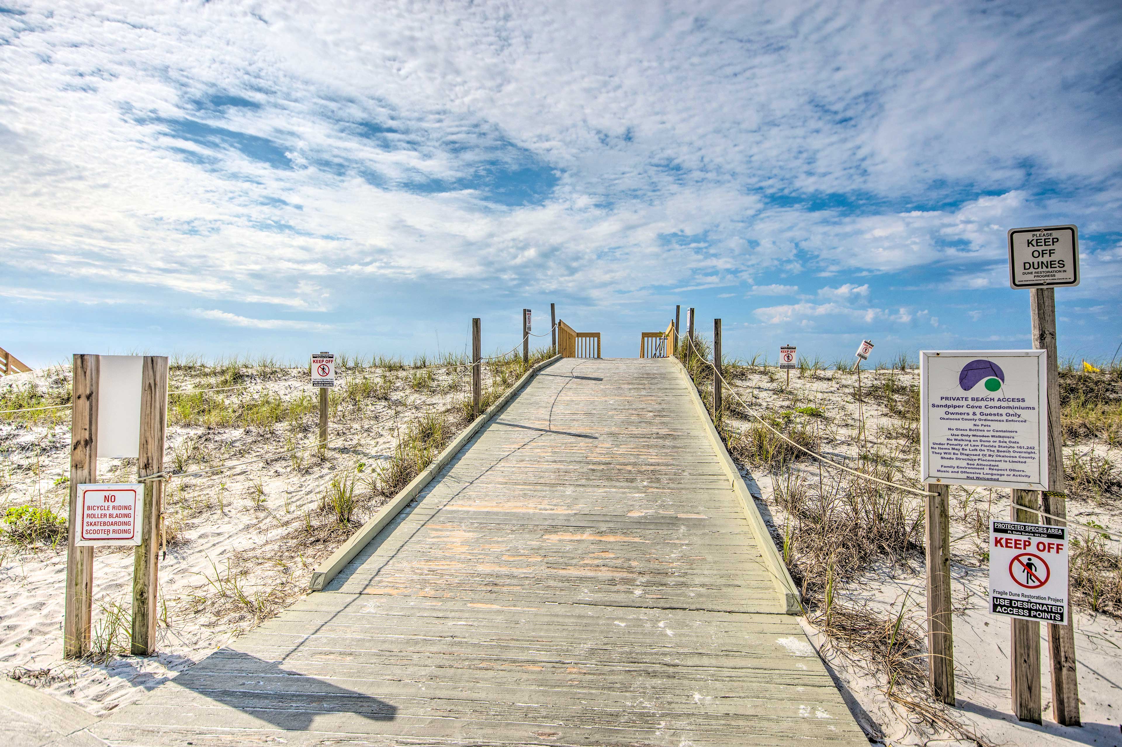 Private Beach Access