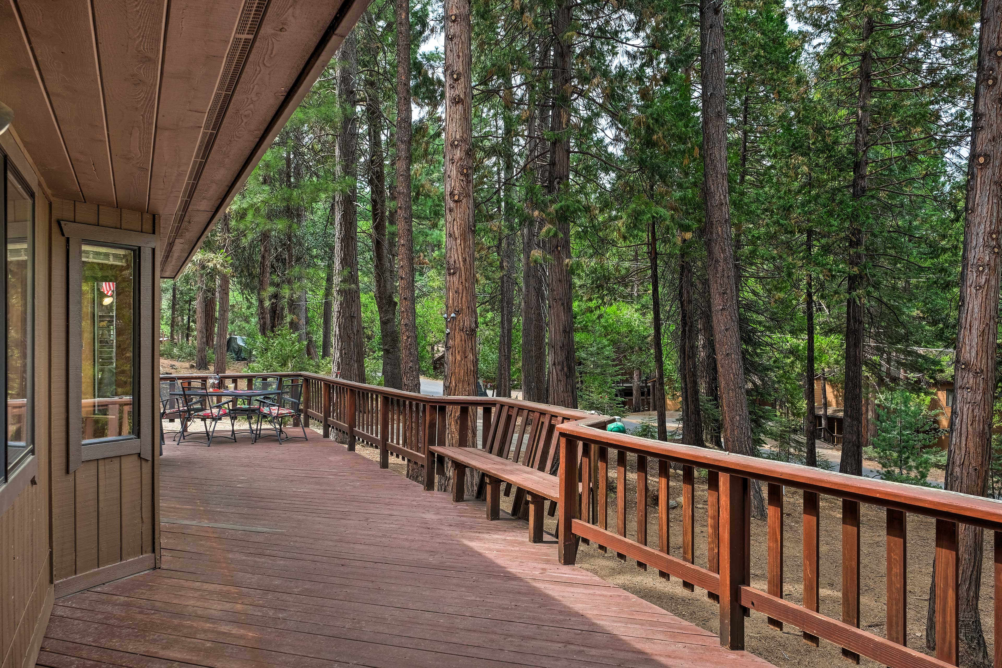 Deck | Stairs Required For Entry, Full Indoor & Outdoor Access