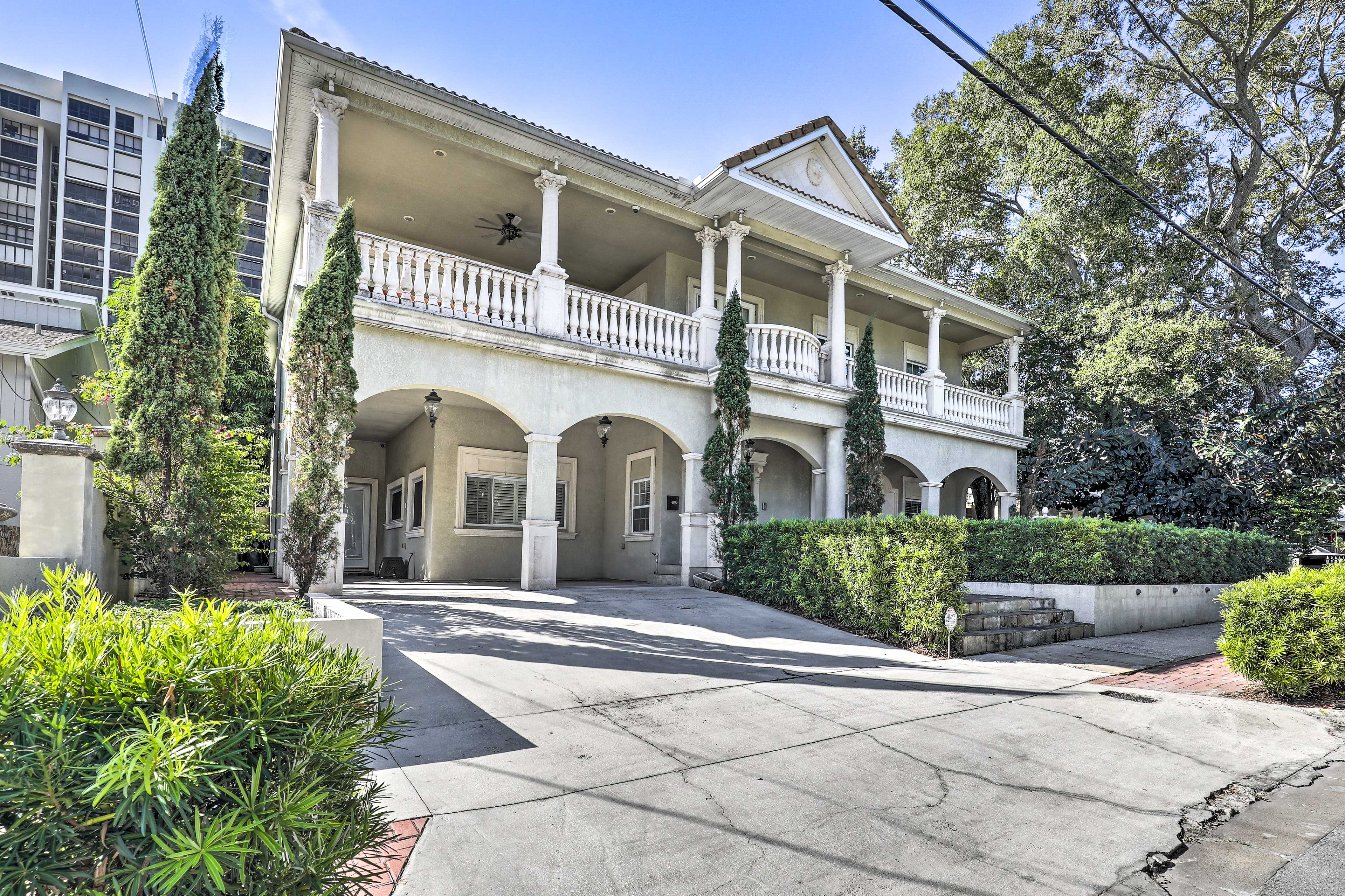 Tampa Vacation Rental | 4BR | 6BA | Stairs Required | 2 Stories | 7,980 Sq Ft