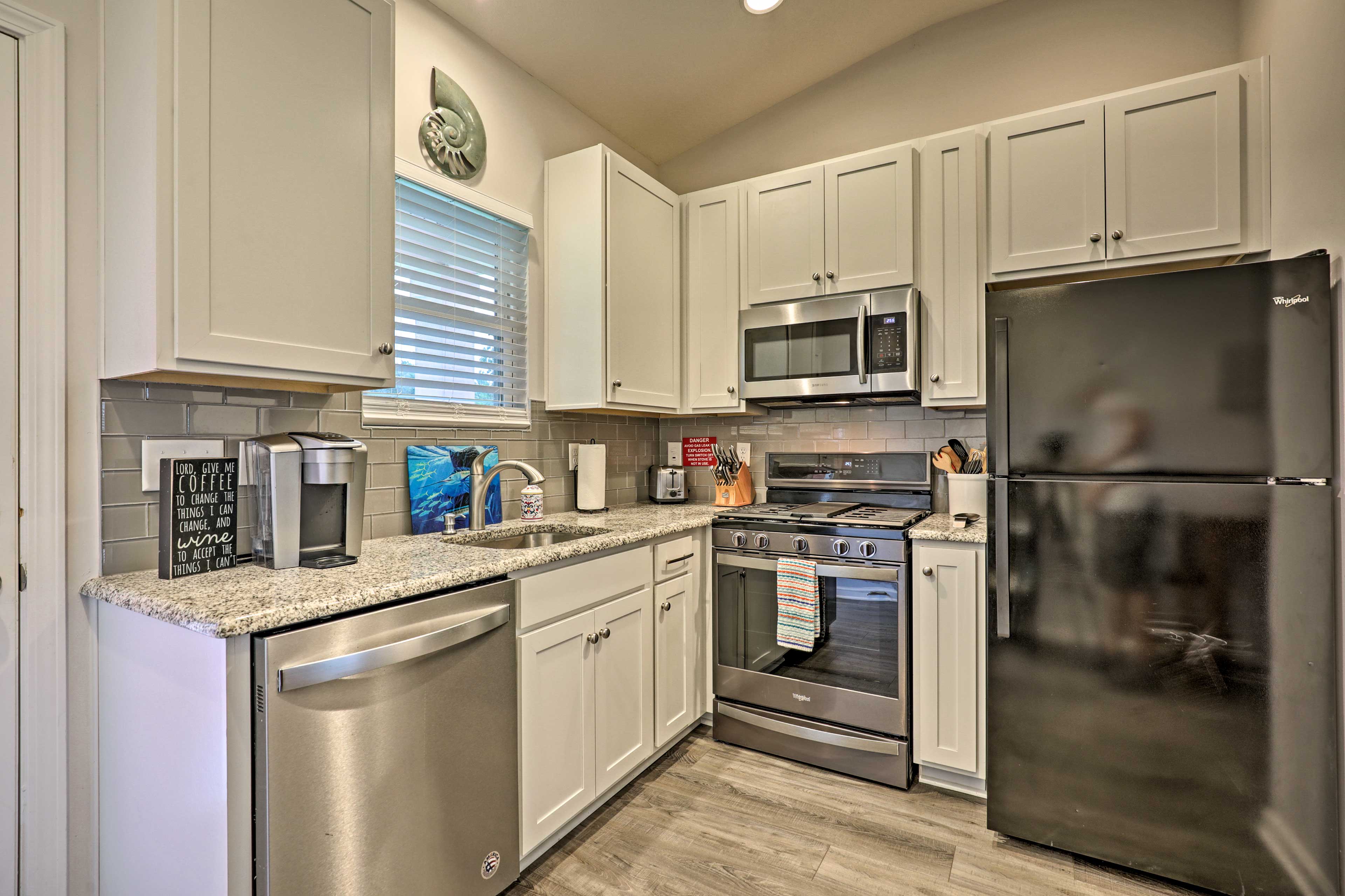 Fully Equipped Kitchen | Natural Light | Patio Access