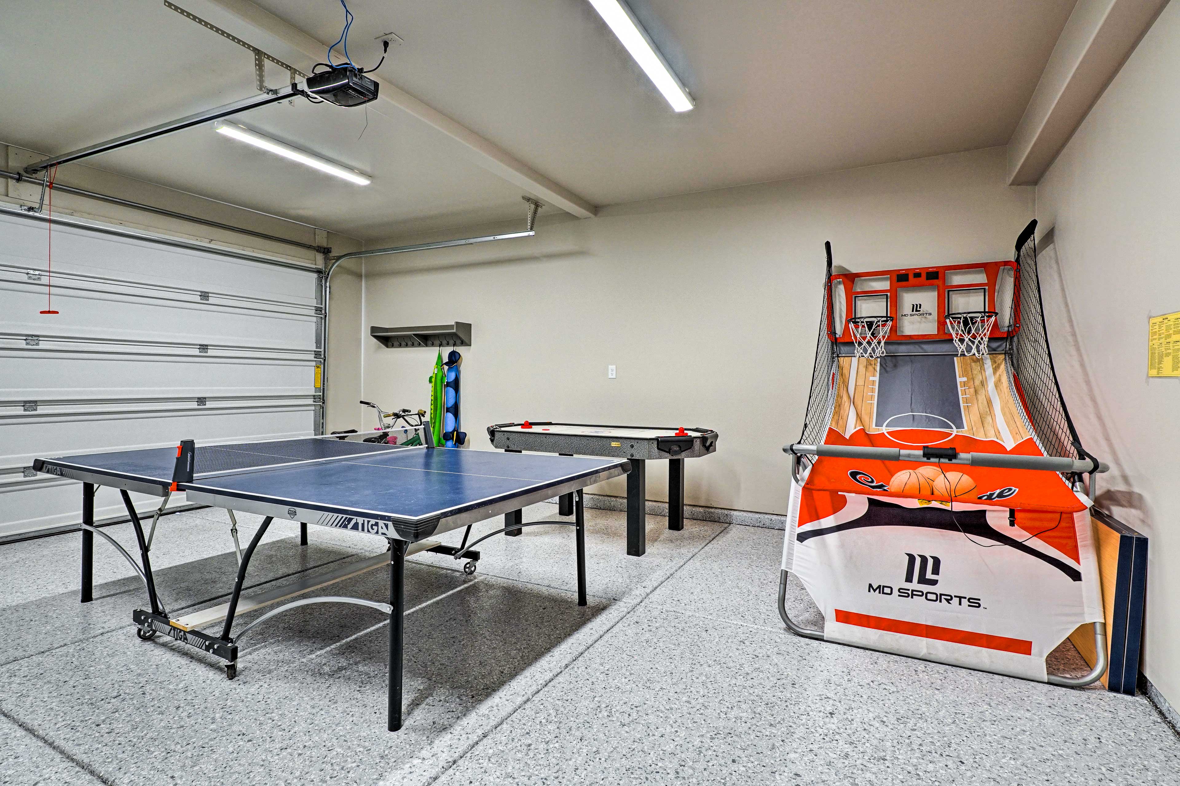 Garage | Game Room | EV Charging Available