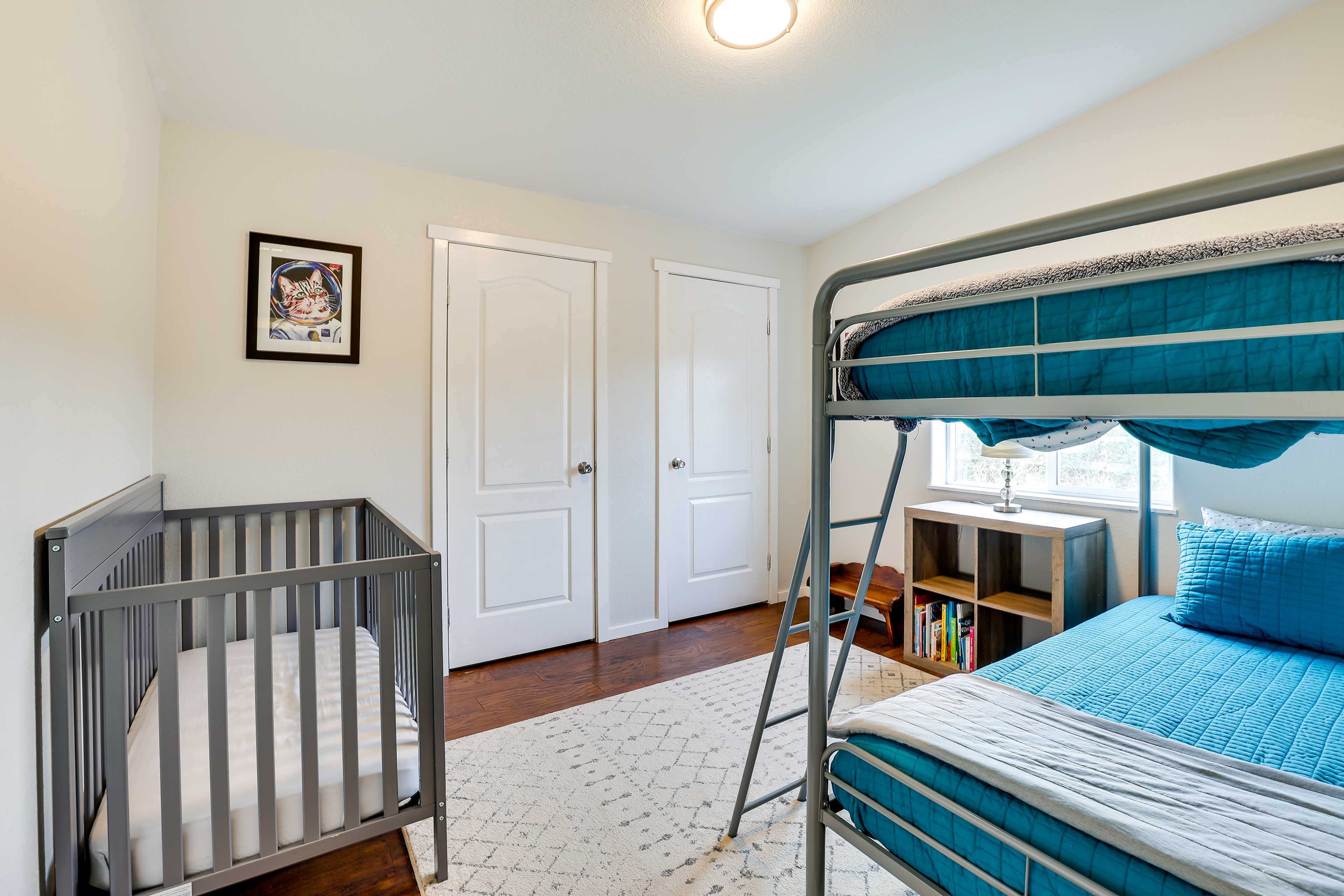 Bedroom 3 | Twin Bunk Bed | Crib