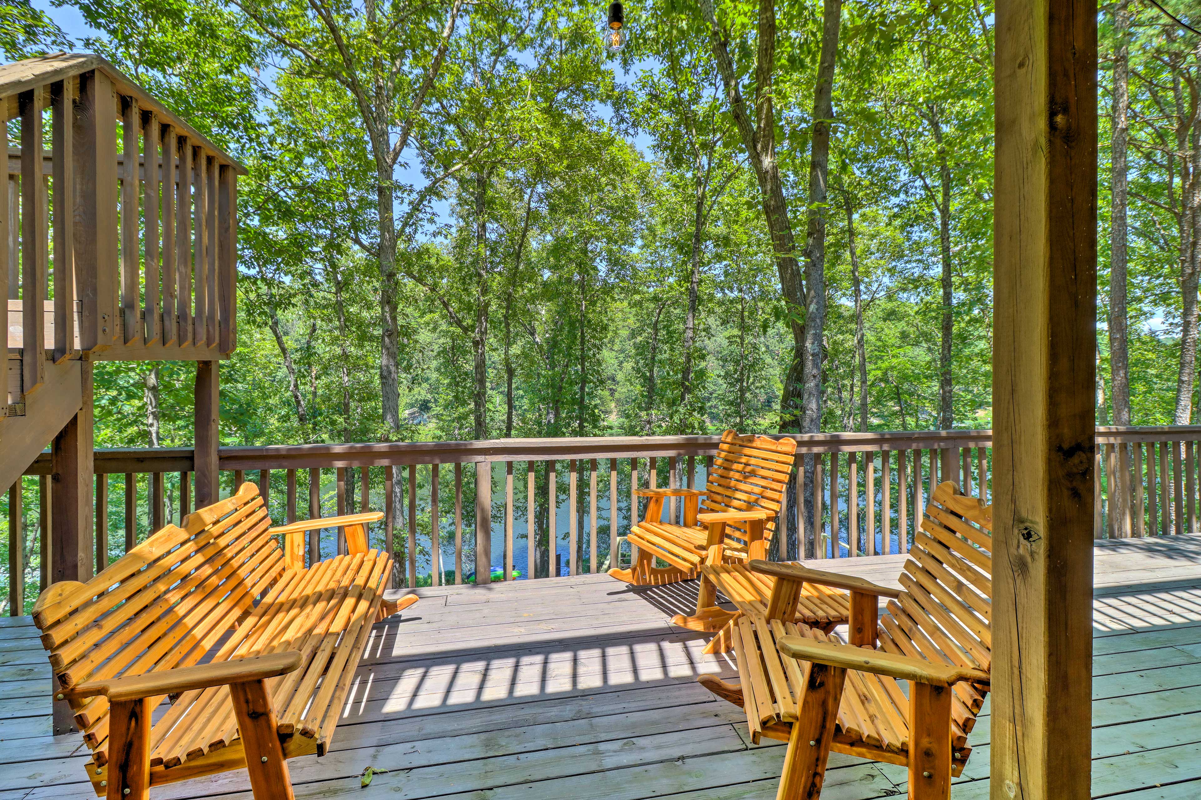 Deck | Gas Grill | Wooded Views