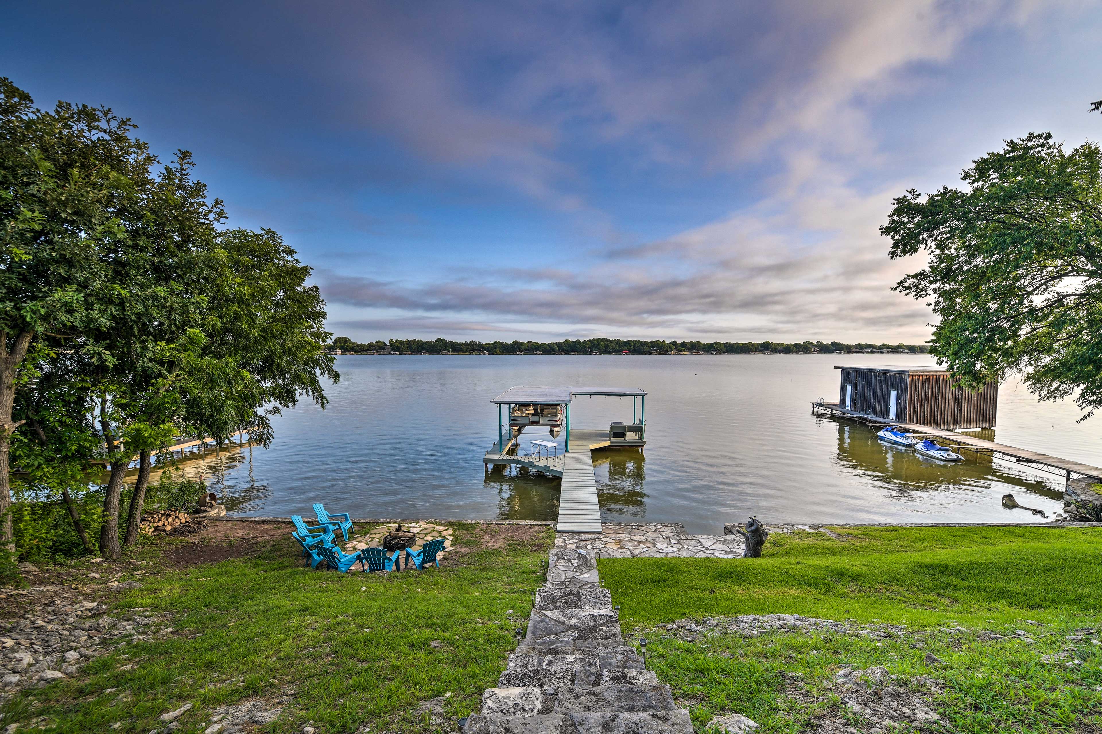 House Exterior | Private Boat Dock/Slip | Wood-Burning Fire Pit
