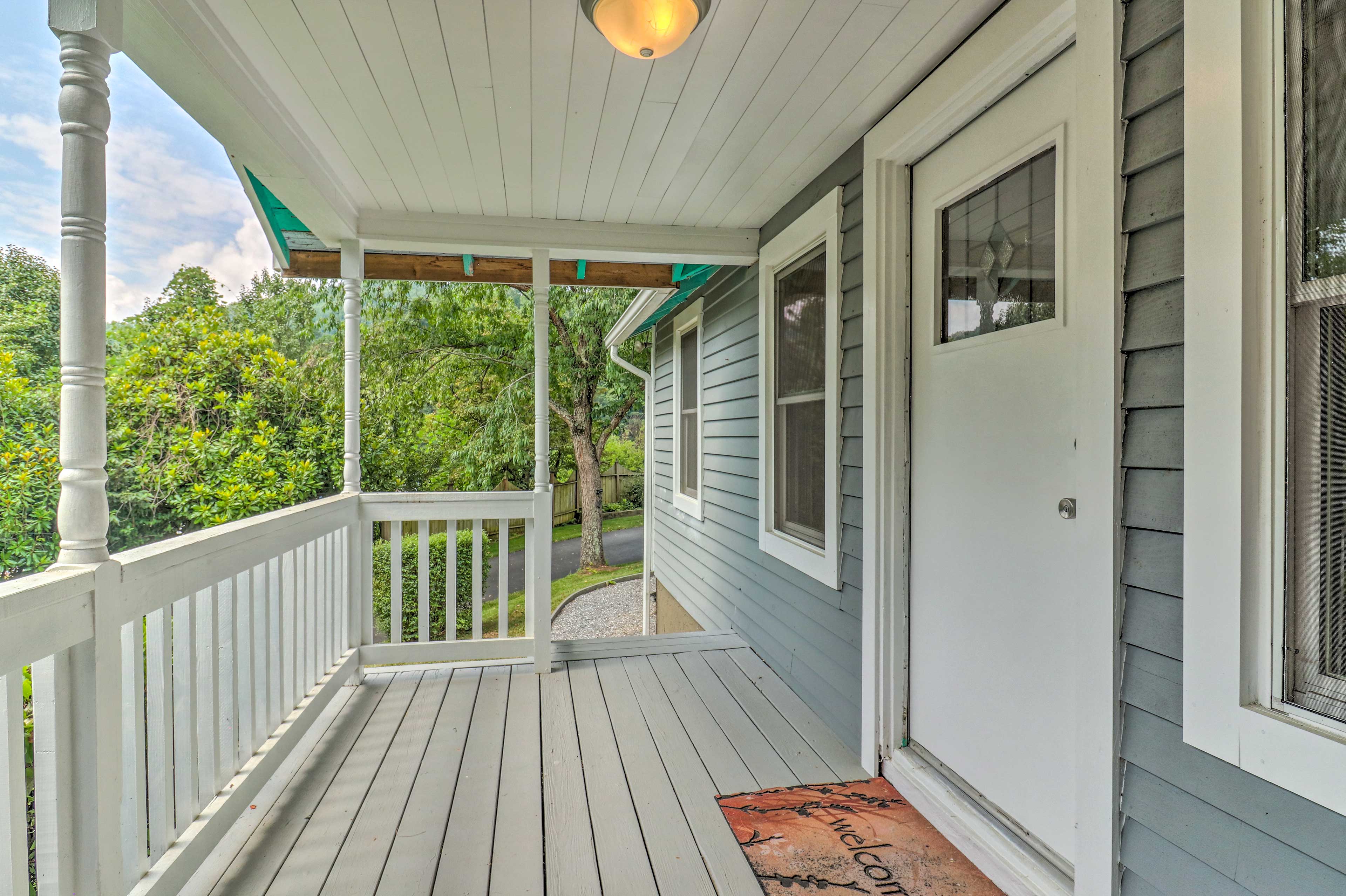 Covered Porch | Steps Required to Access | Keyless Entry