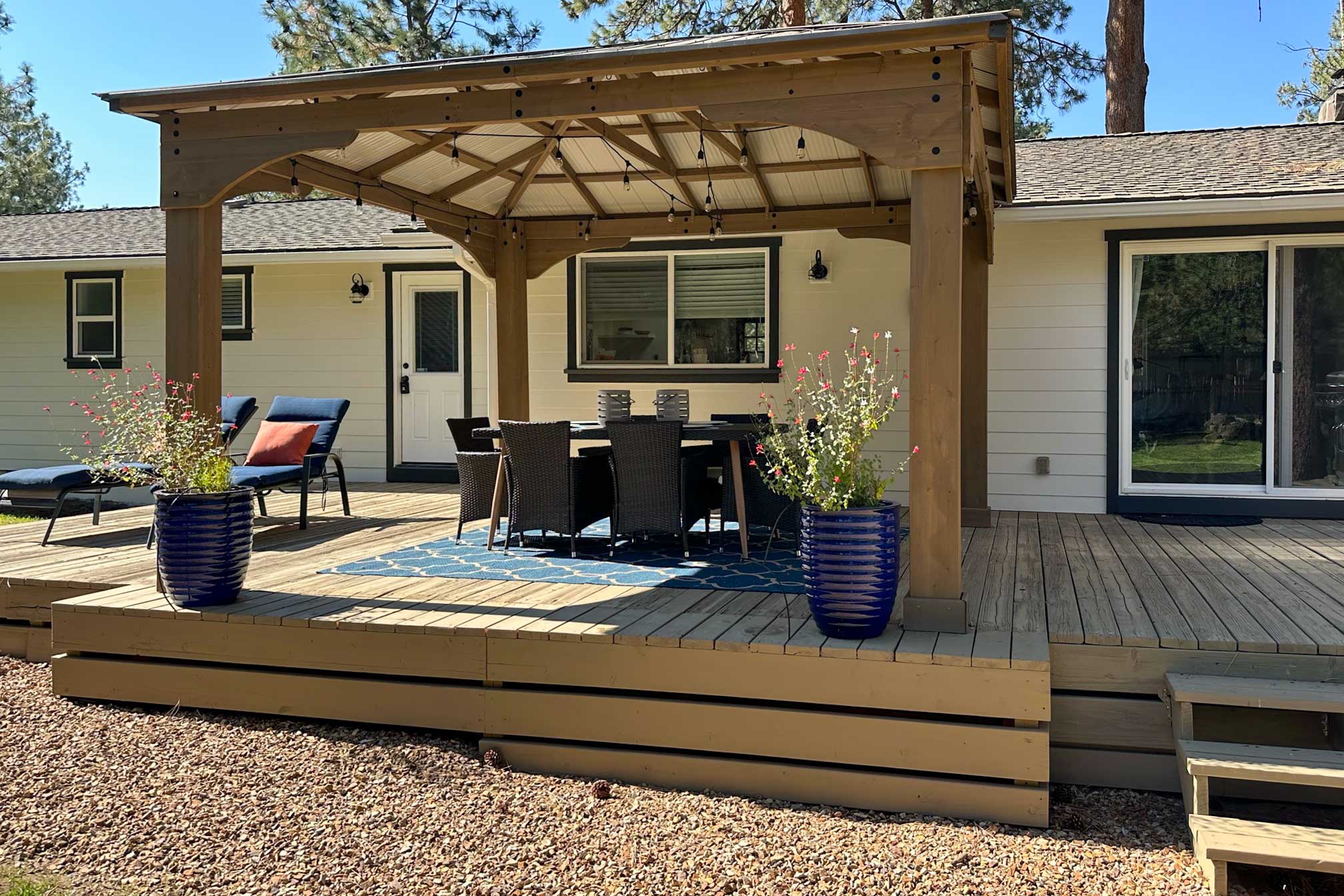 Bend Hideaway on 3 Acres with Decks + Fire Pit!