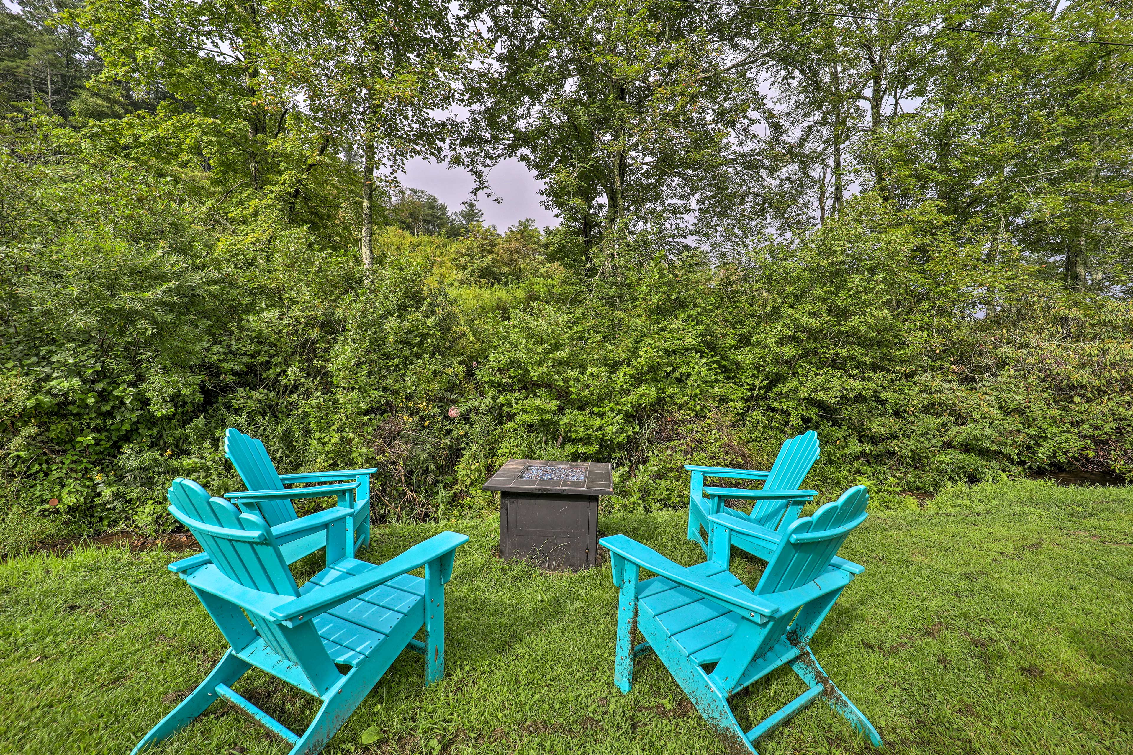 Creekfront Sitting Area