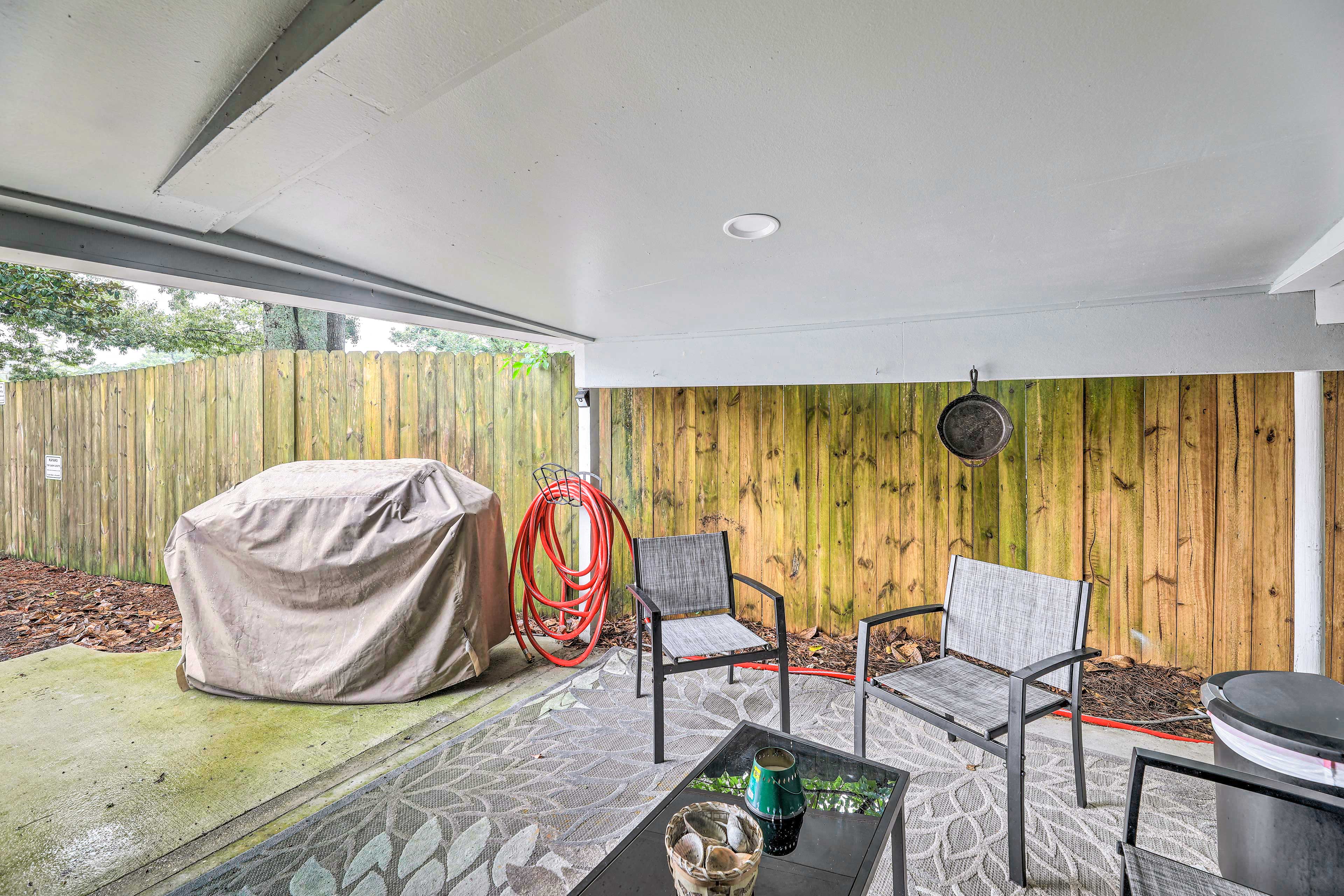 Private Covered Patio