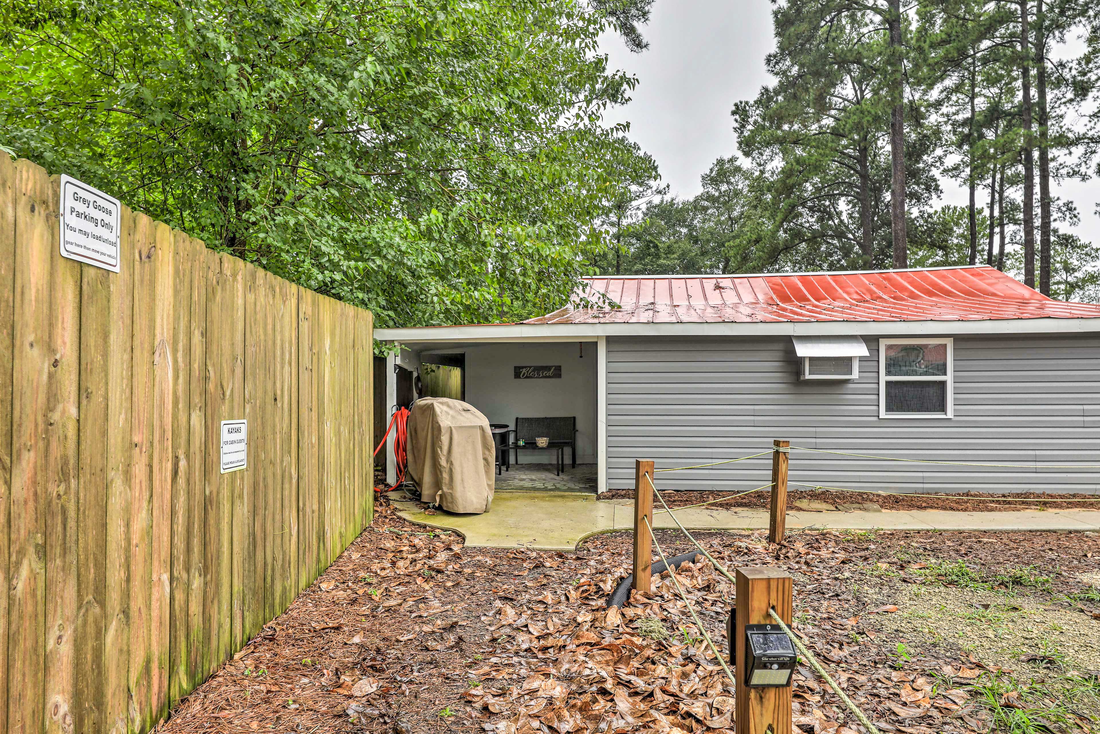 Private Covered Patio