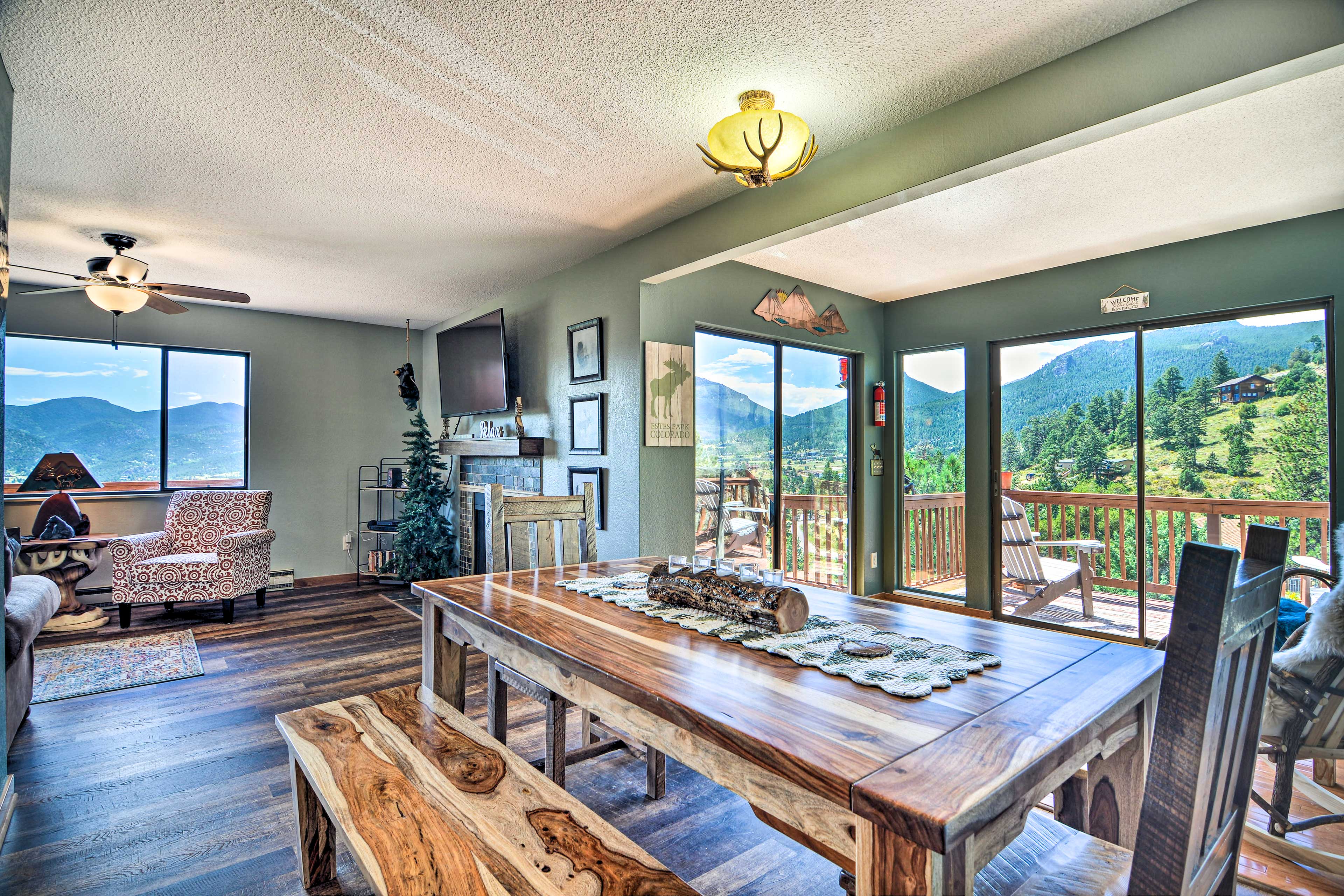 Estes Park Vacation Rental | 3BR | 2BA | Stairs Required | 1,650 Sq Ft