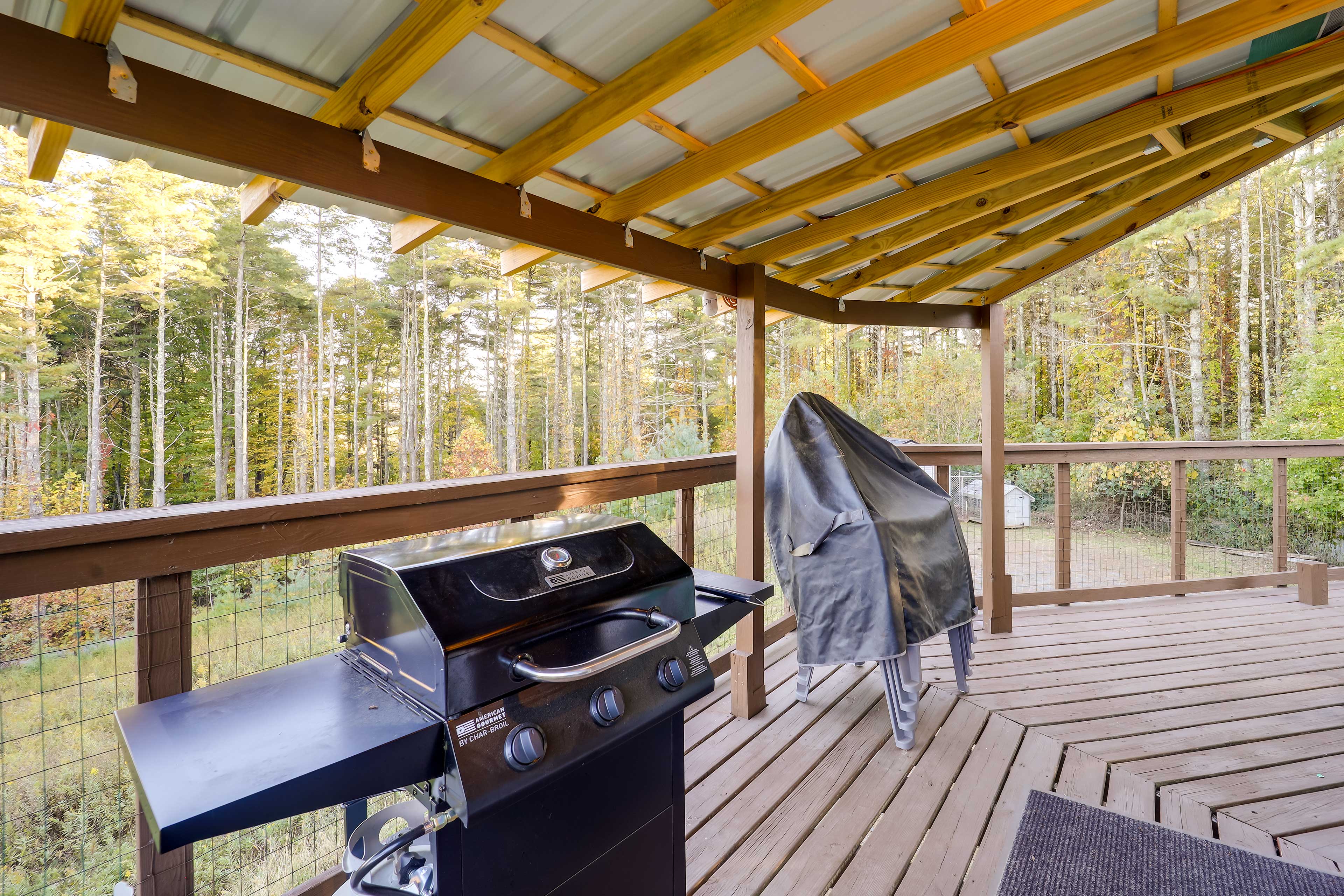 Wraparound Deck | Gas Grill | Charcoal Grill