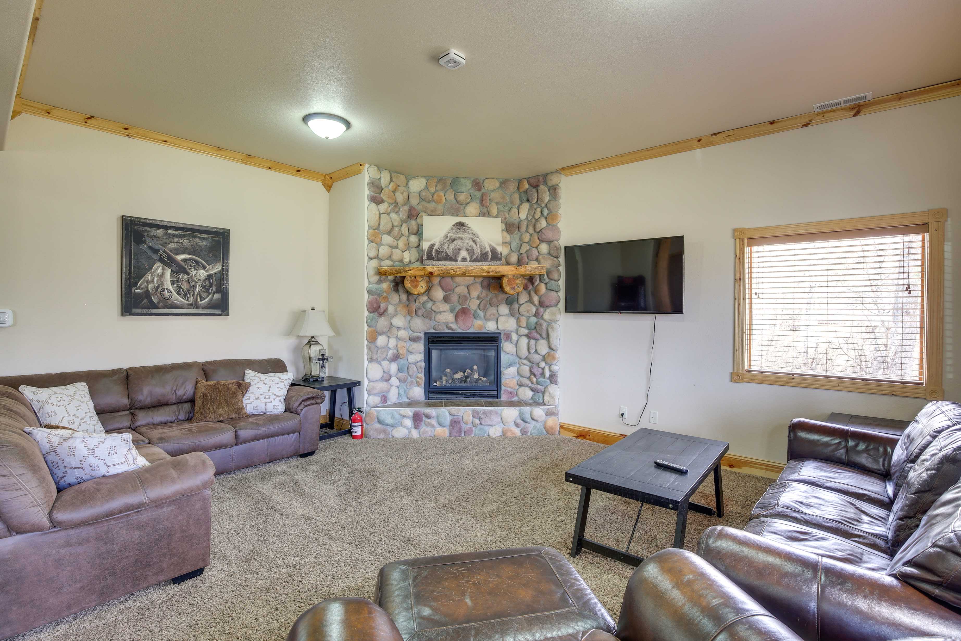 Game Room | Lower Level | Smart TV | Gas Fireplace