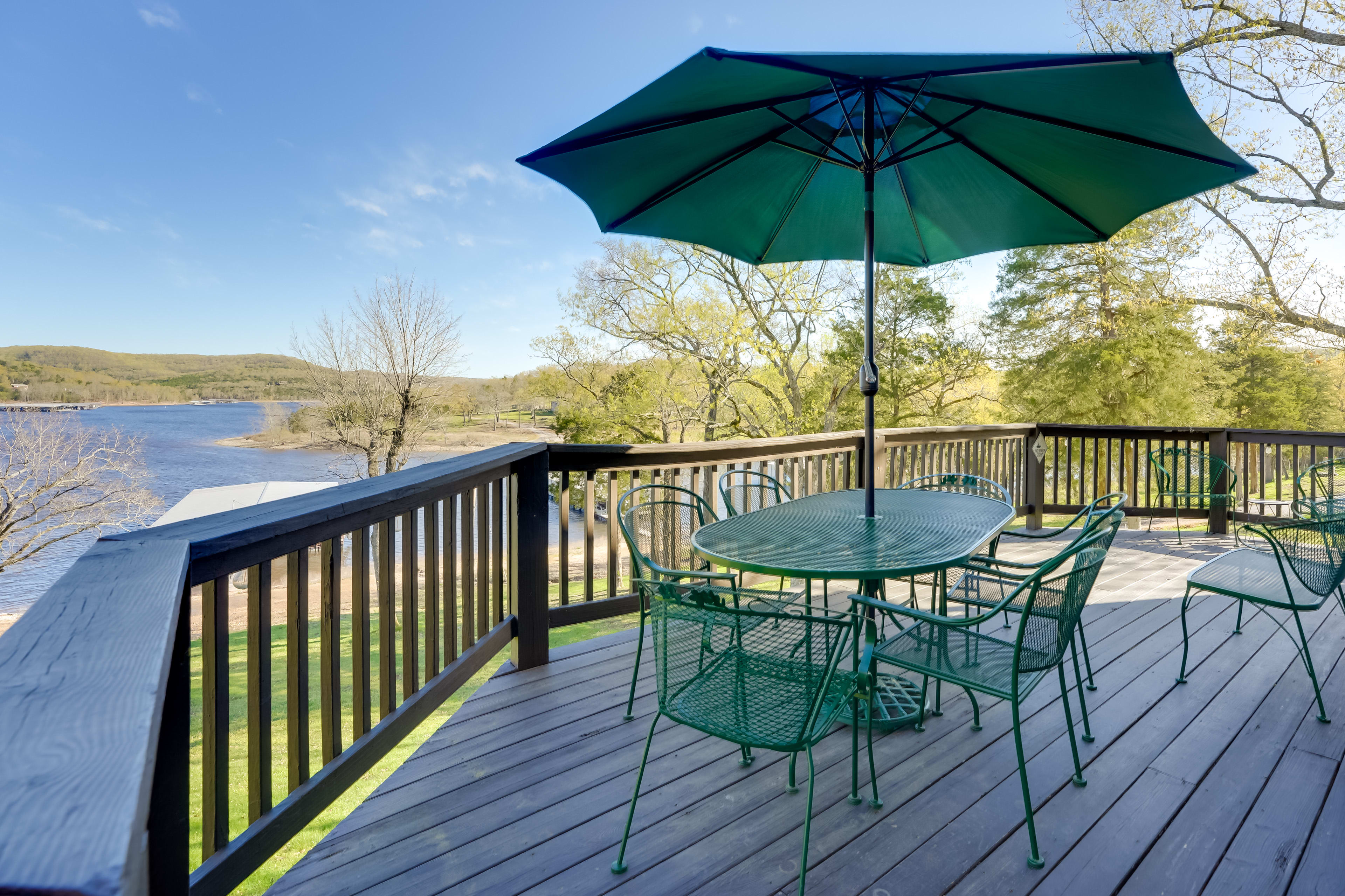 Furnished Deck | Outdoor Dining | Water Views