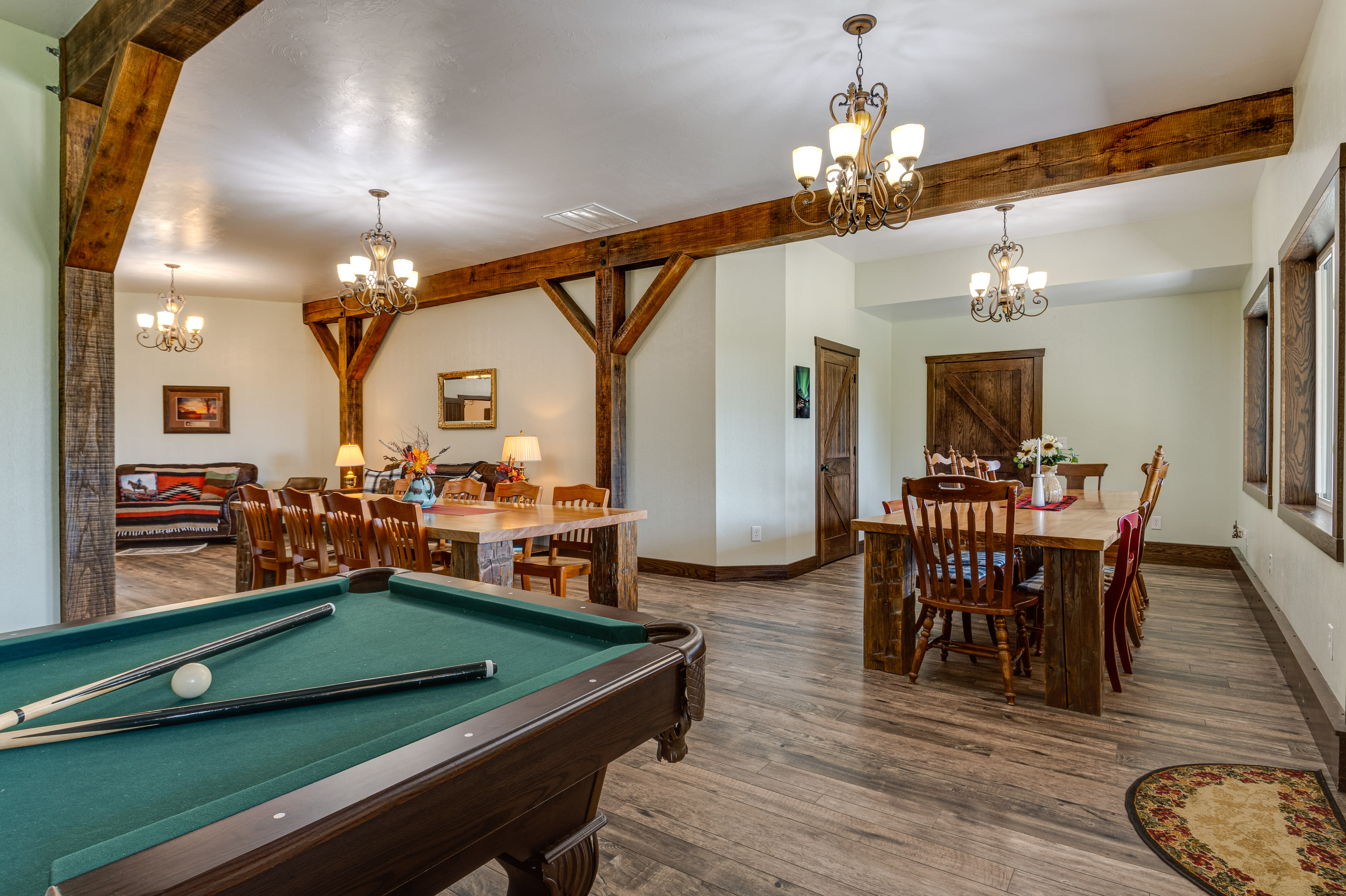 Dining Area | Dishes & Flatware Provided | Pool Table