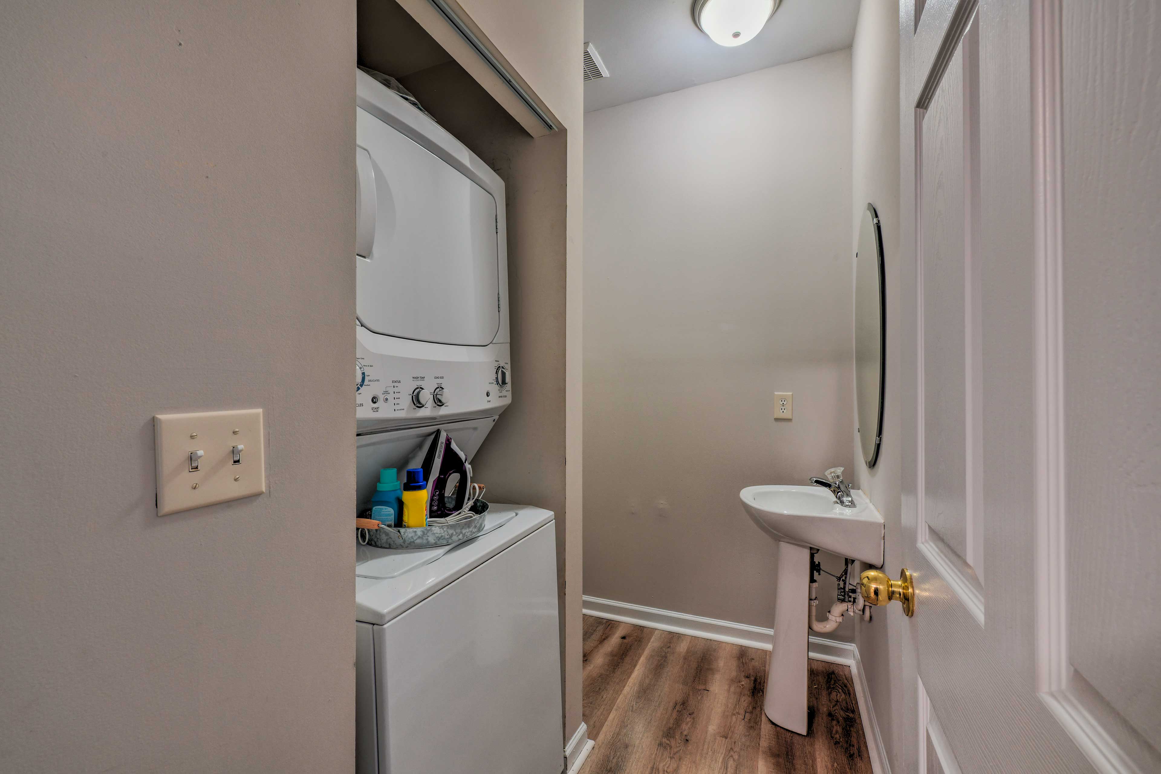 Half Bathroom | In-Unit Washer & Dryer