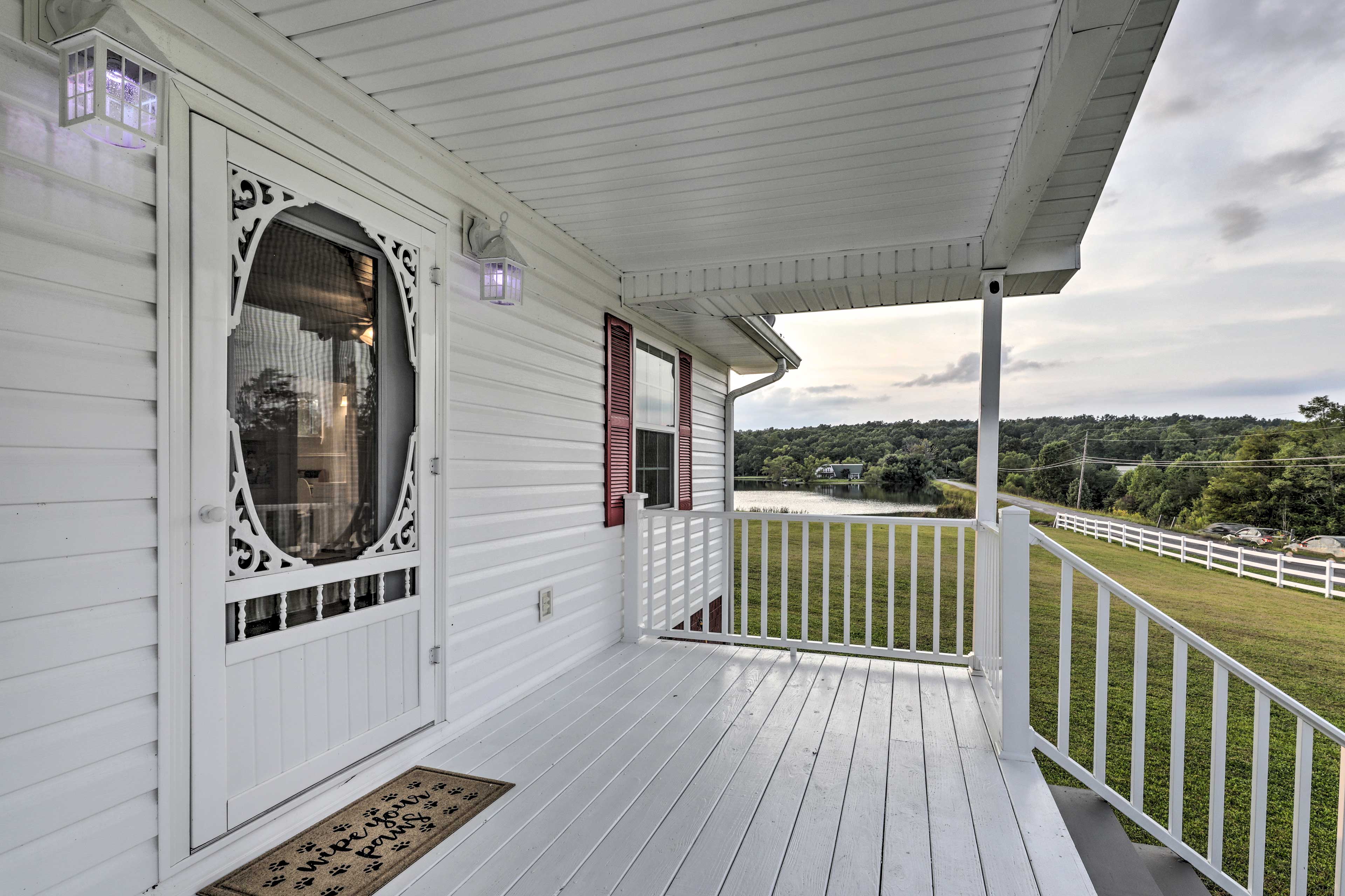 Front Porch | 2 Exterior Security Cameras (Facing Out)