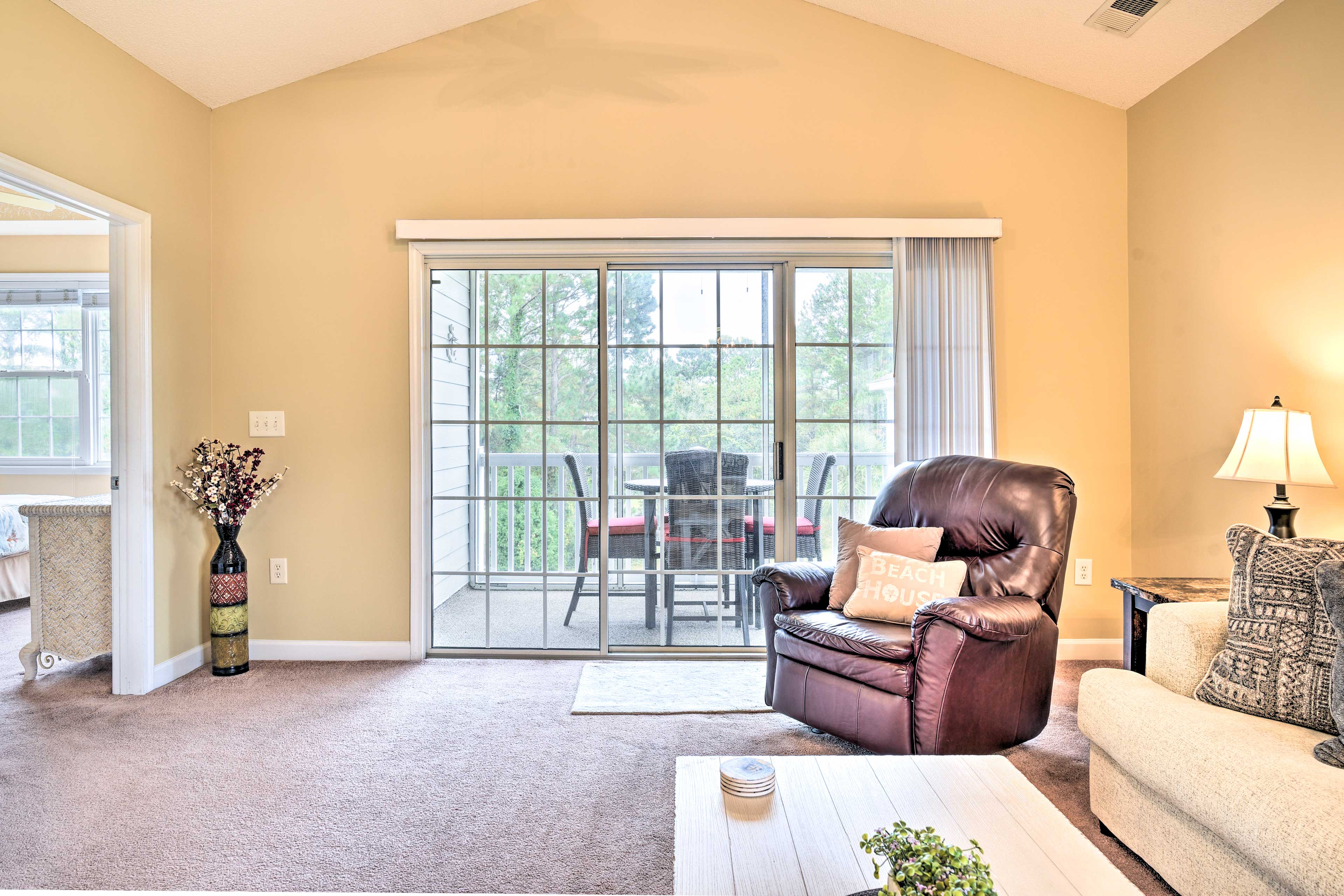 Living Room | Access to Screened Balcony