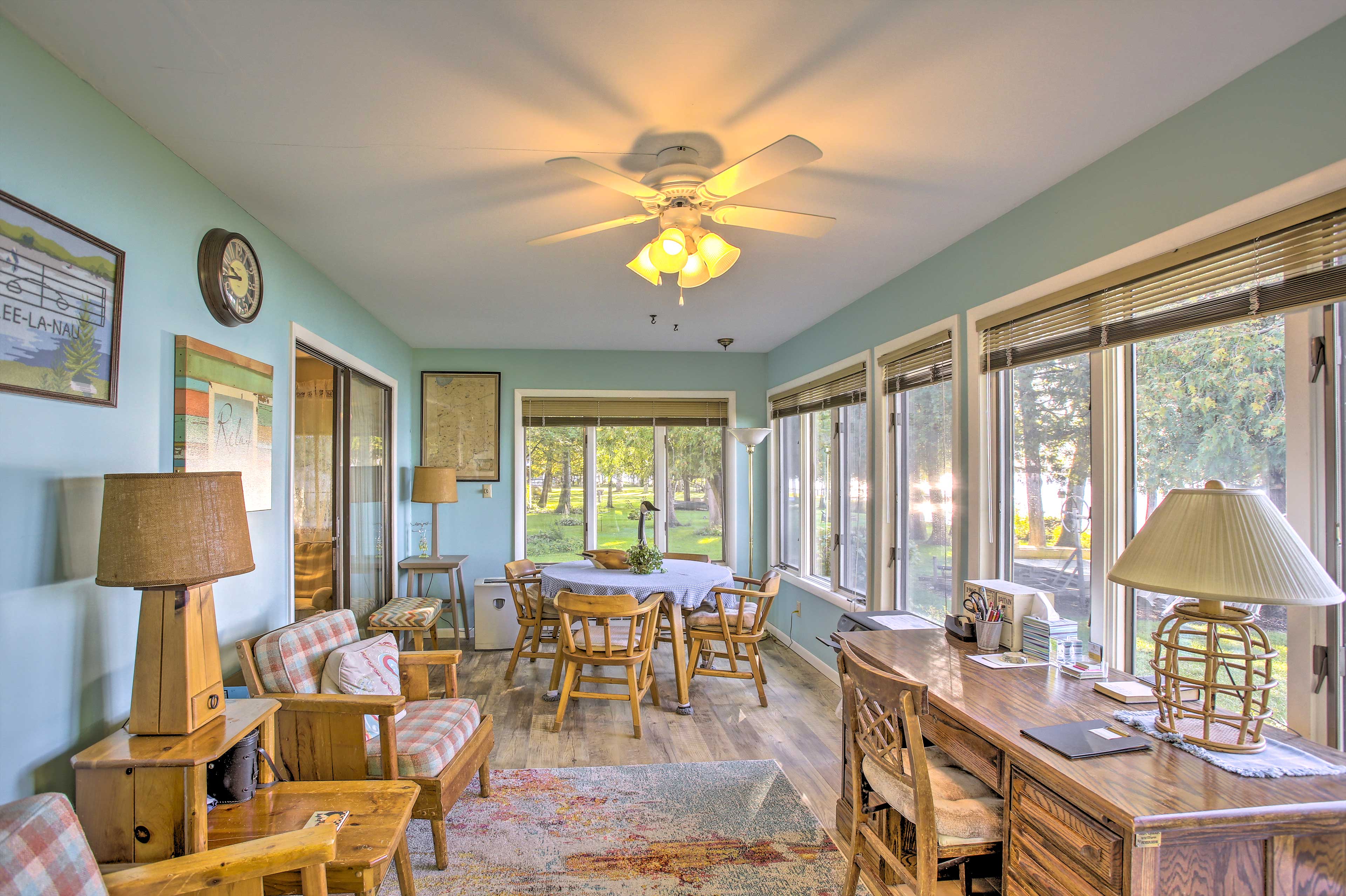 Enclosed Porch | Laptop Workspace