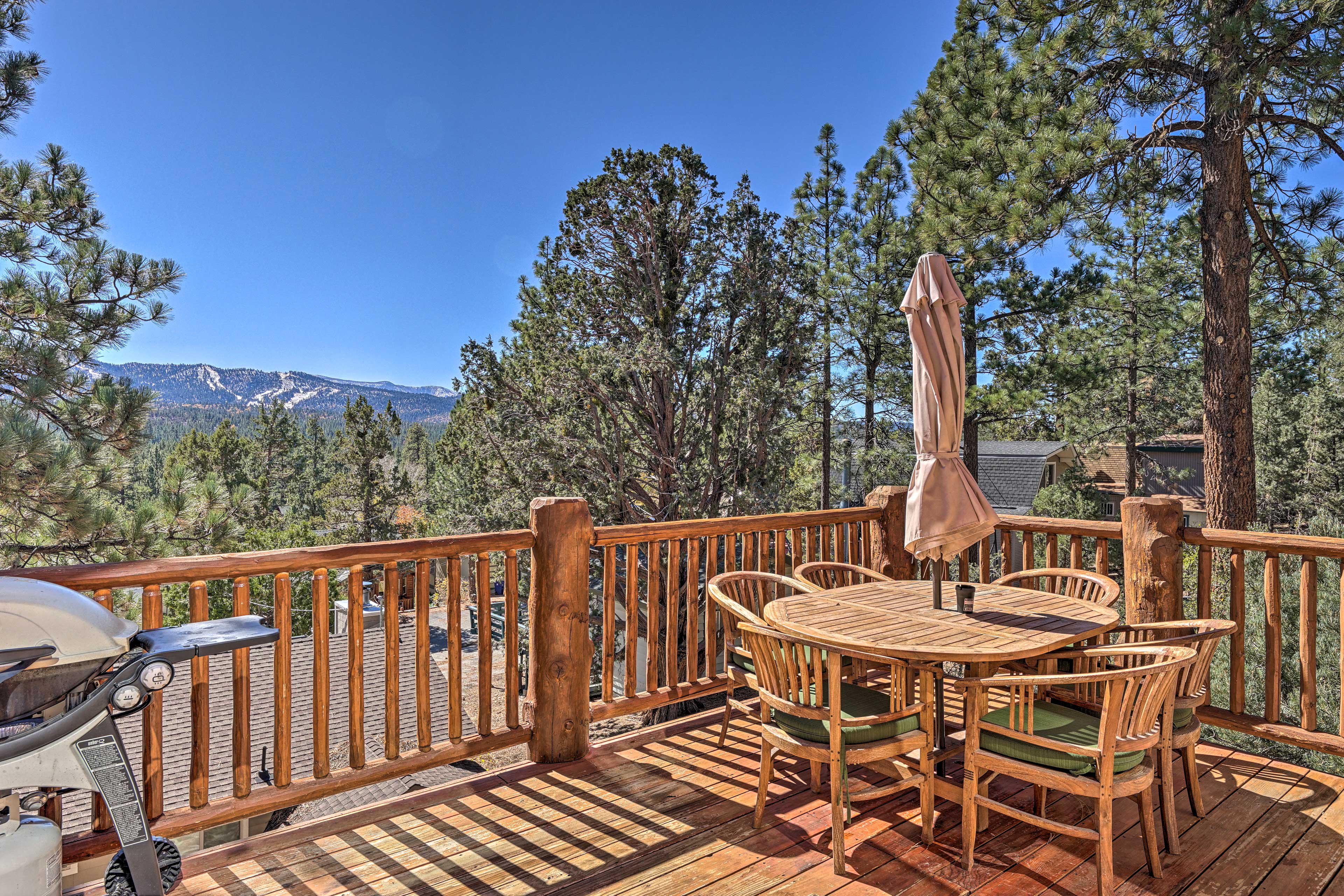 Upper-Level Deck | Access via Living Room | Gas Grill