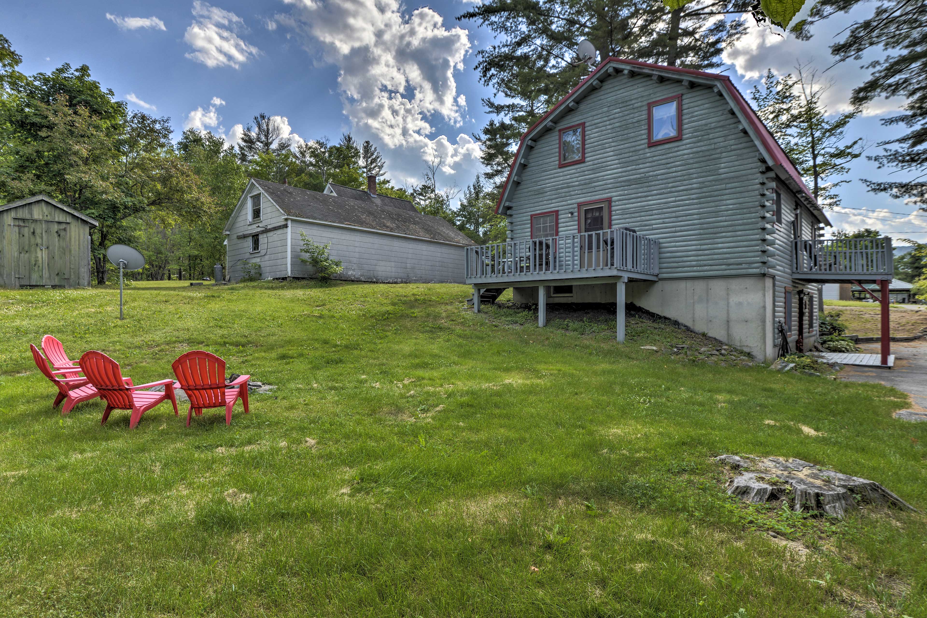 Wooded Backyard | Fire Pit