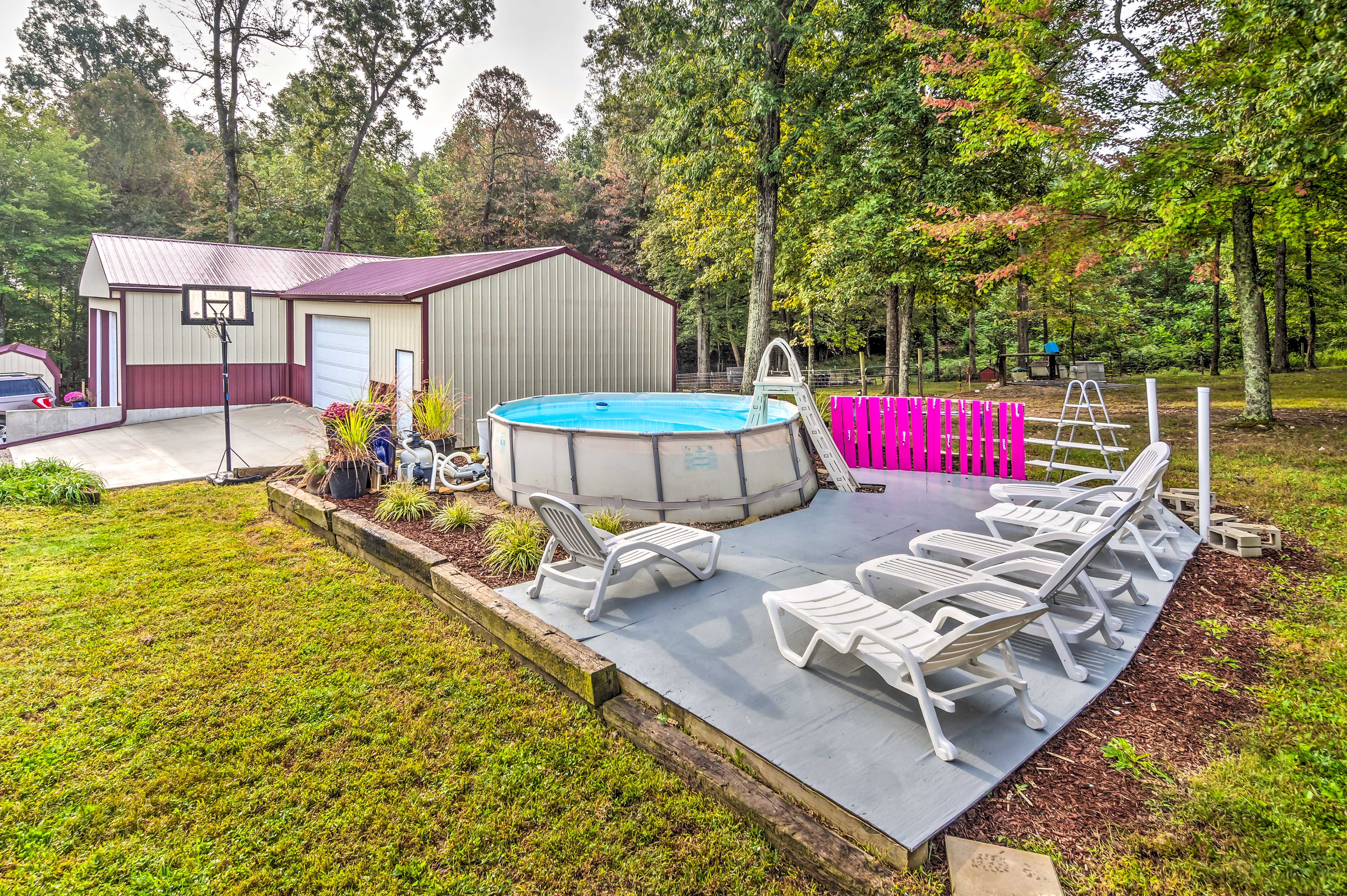 Shared Above-Ground Pool