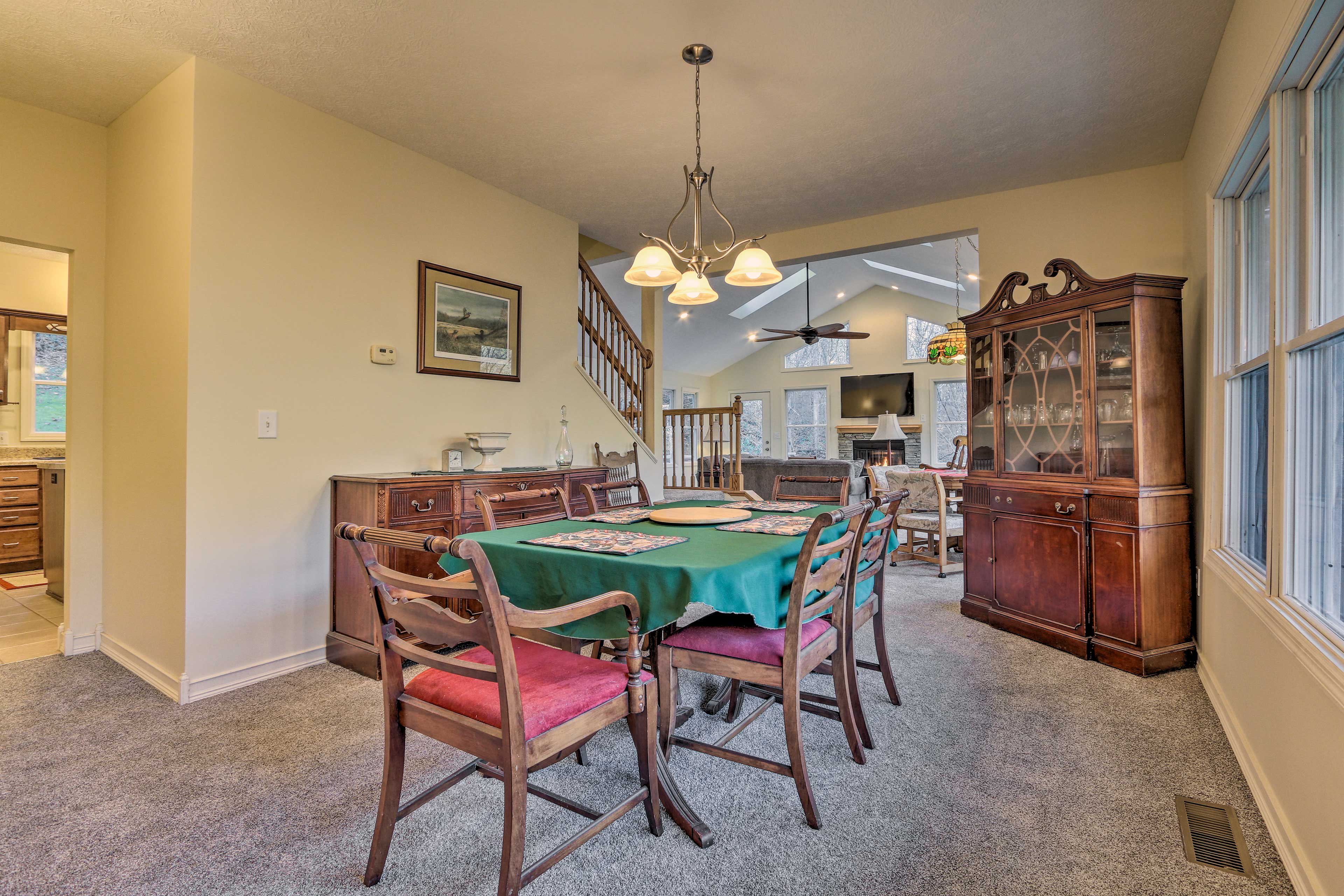 Formal Dining Room | Central A/C & Heat
