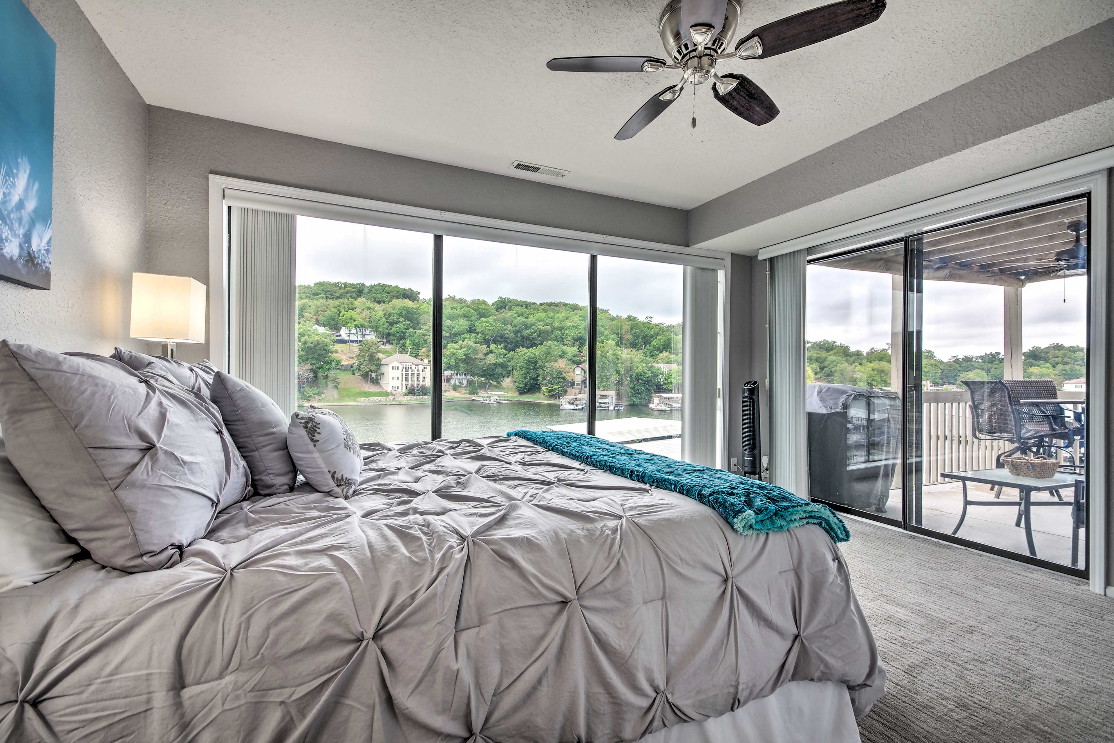 Bedroom 1 | Linens & Towels Provided | Direct Balcony Access