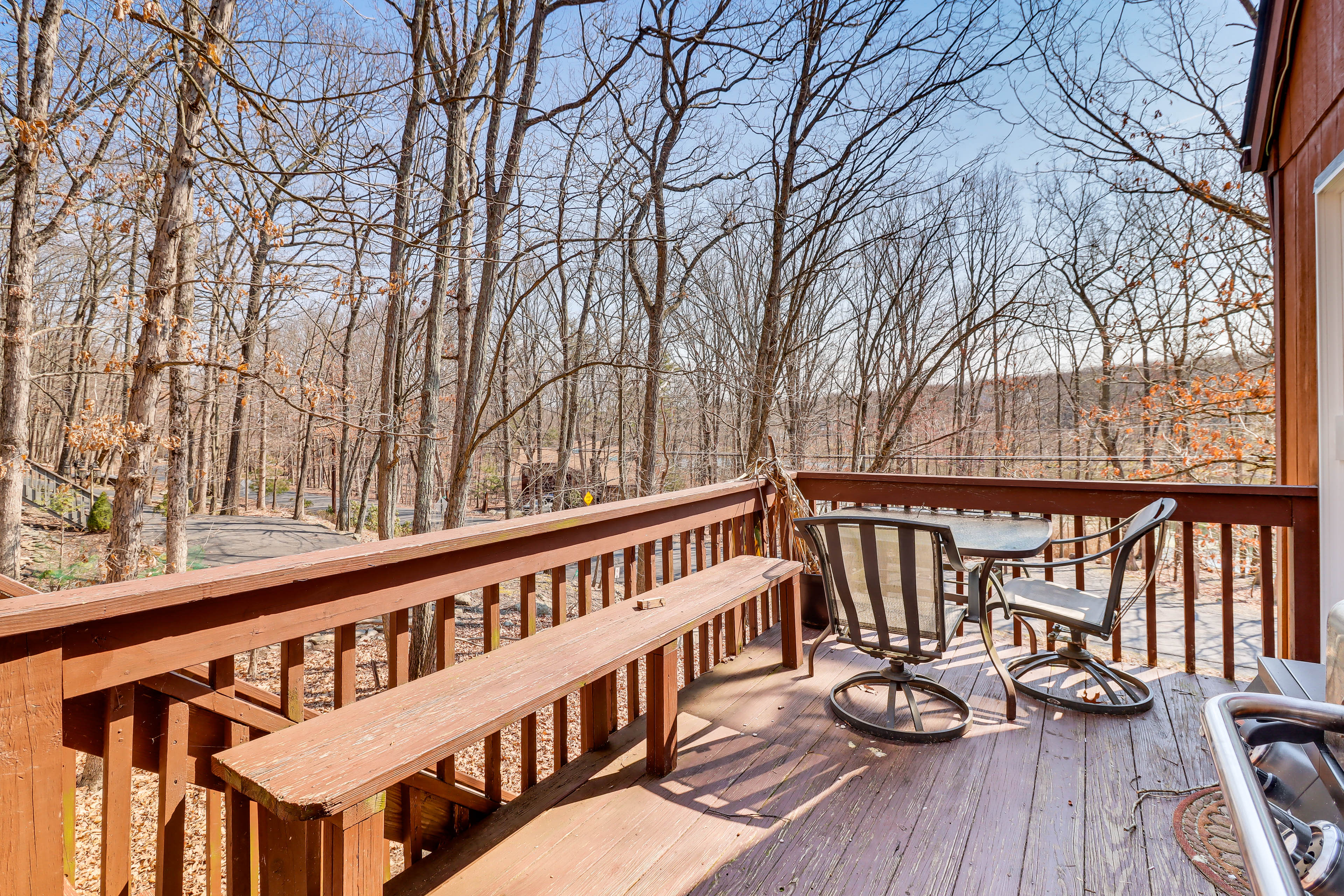 Private Balcony | Partial Lake Views | Gas Grill