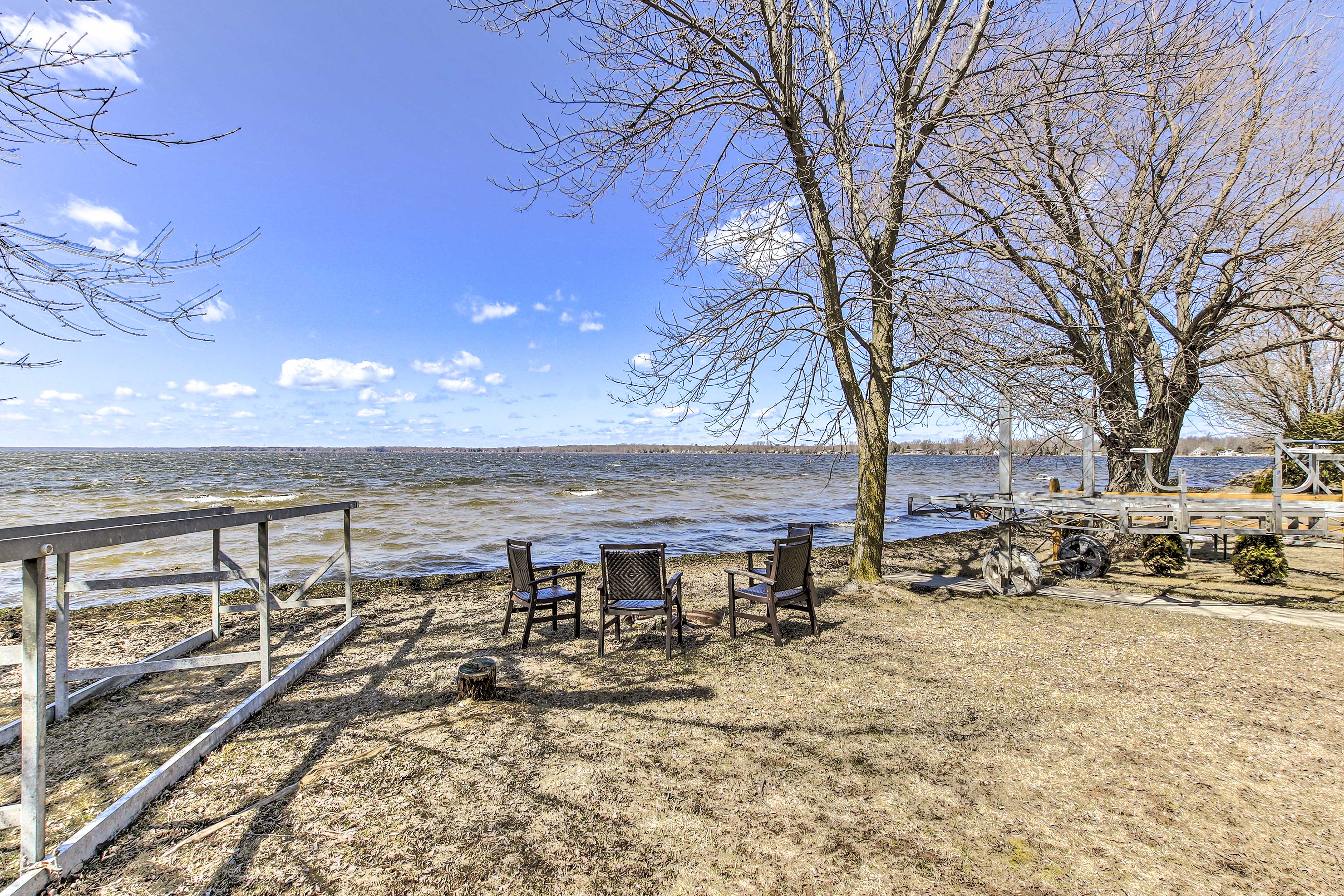 Backyard | Lake Views | Fire Pit